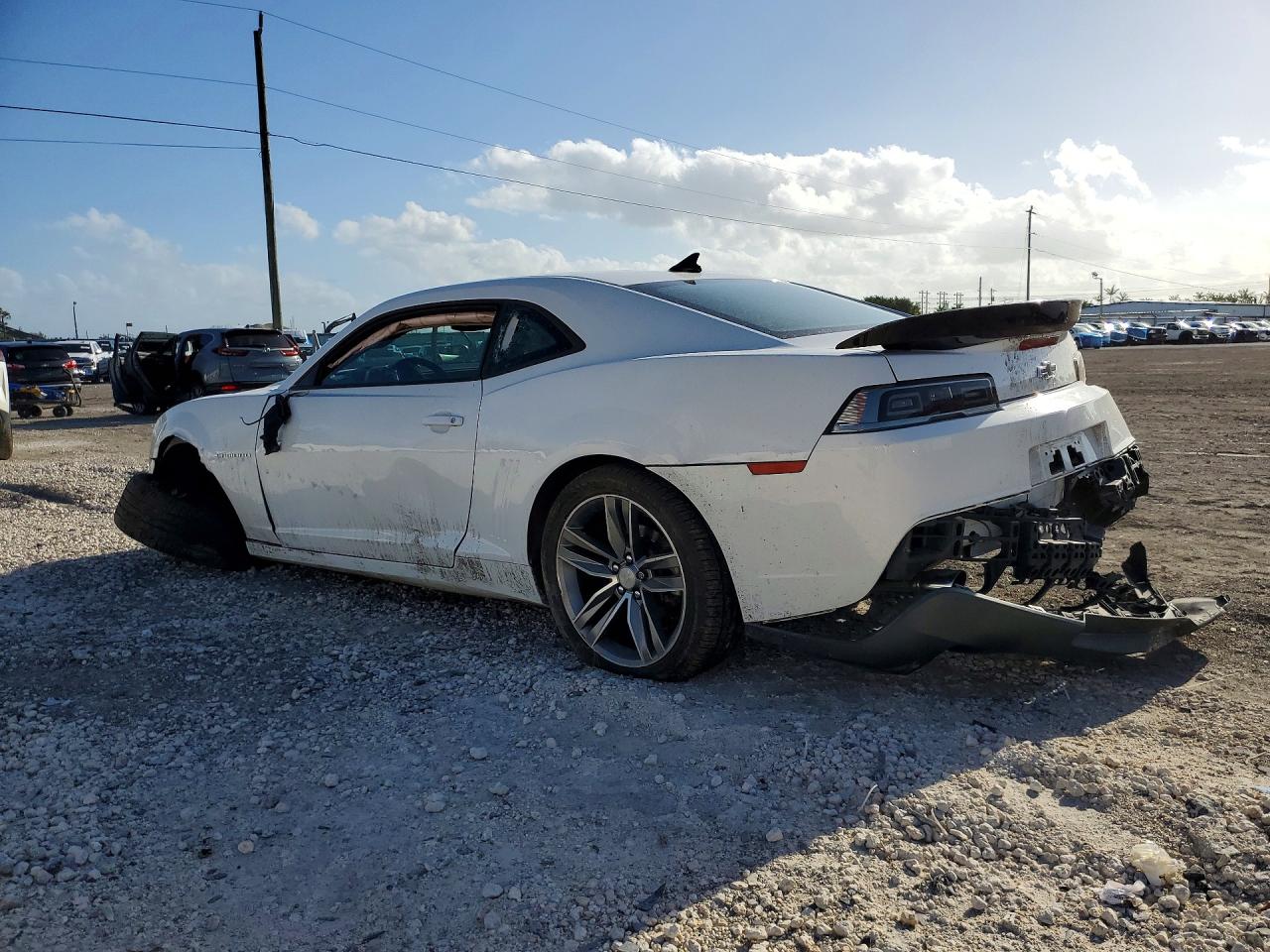 2014 Chevrolet Camaro Ls White vin: 2G1FA1E34E9300968