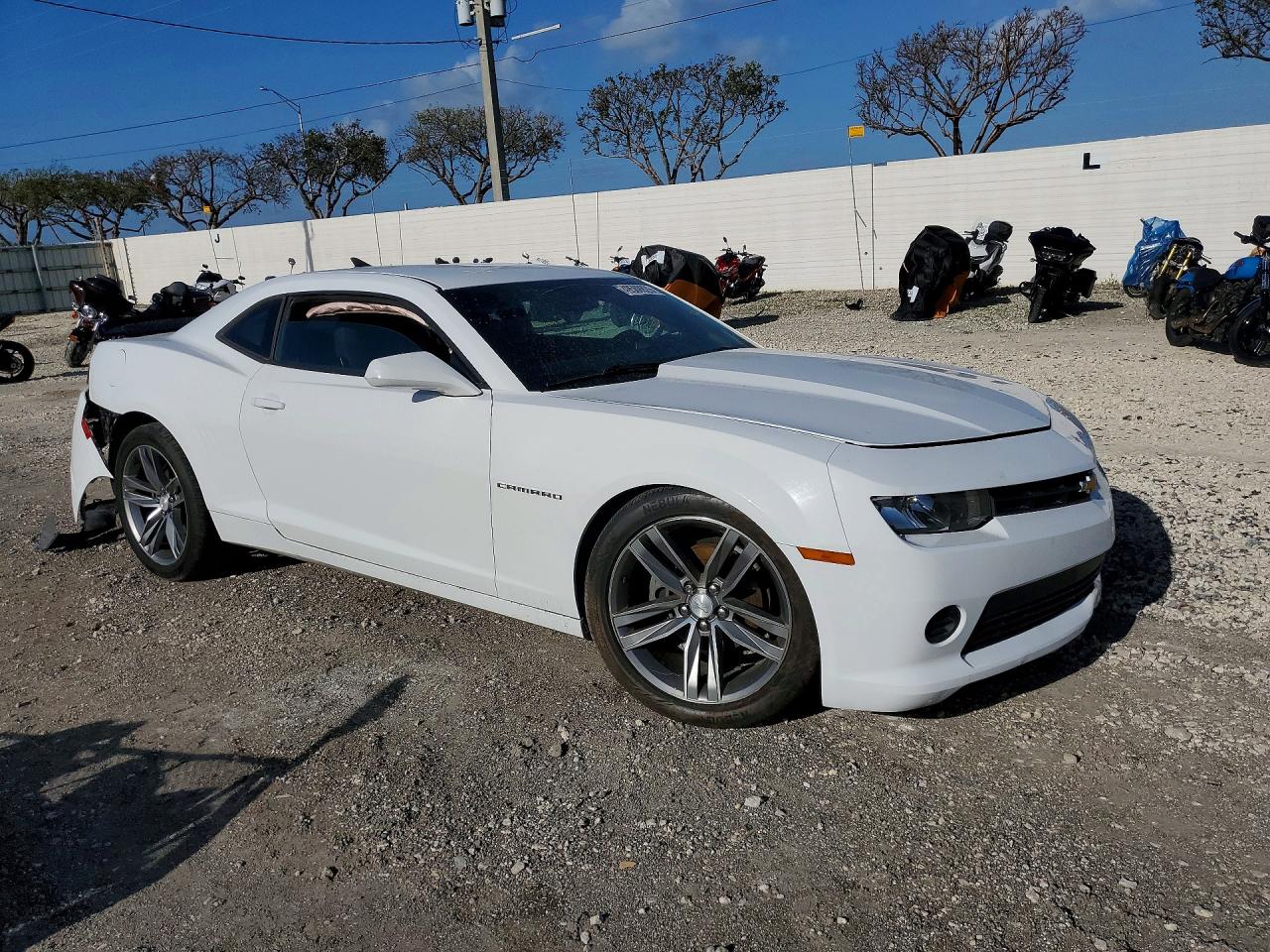 2014 Chevrolet Camaro Ls White vin: 2G1FA1E34E9300968