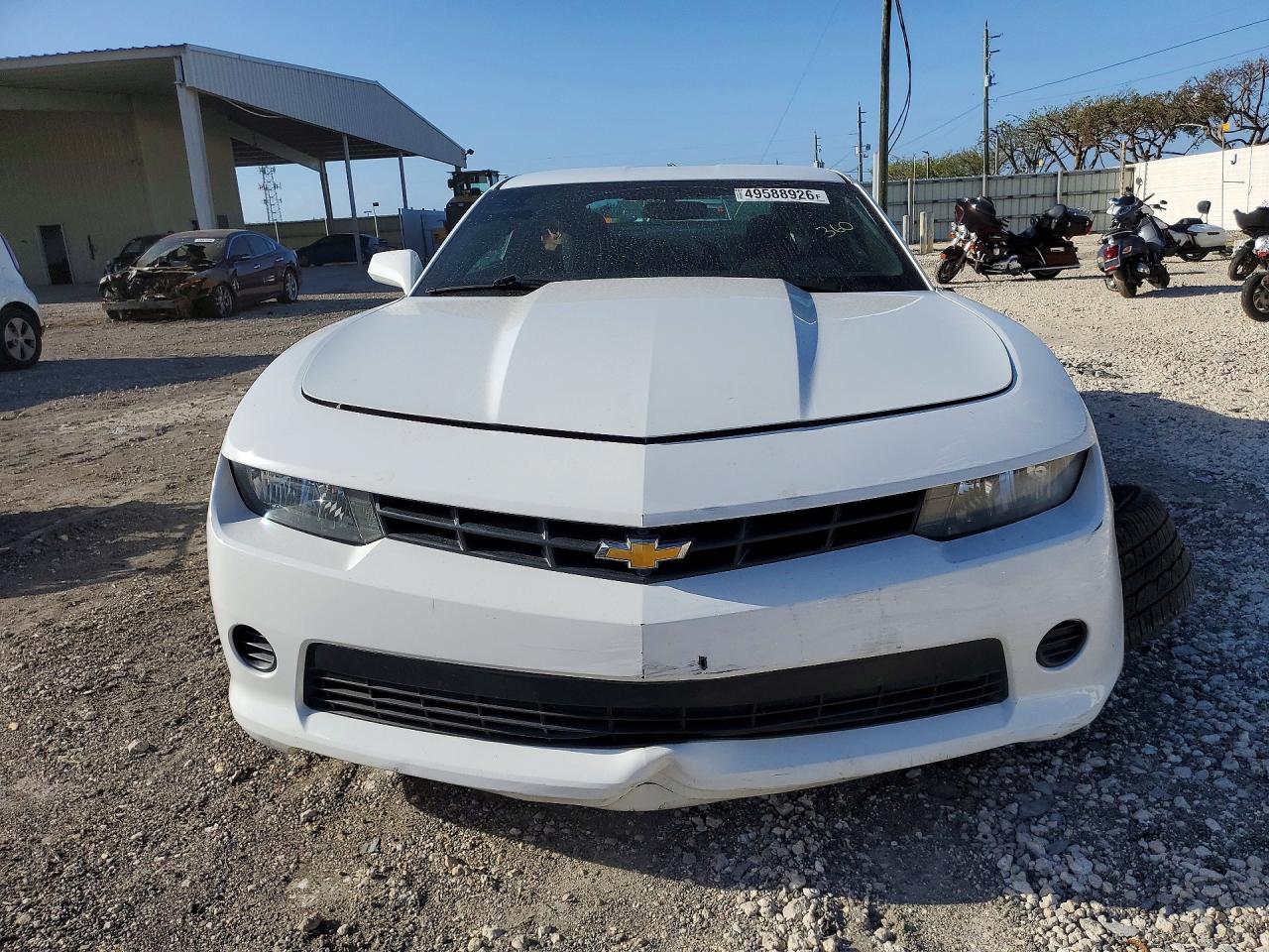 2014 Chevrolet Camaro Ls White vin: 2G1FA1E34E9300968