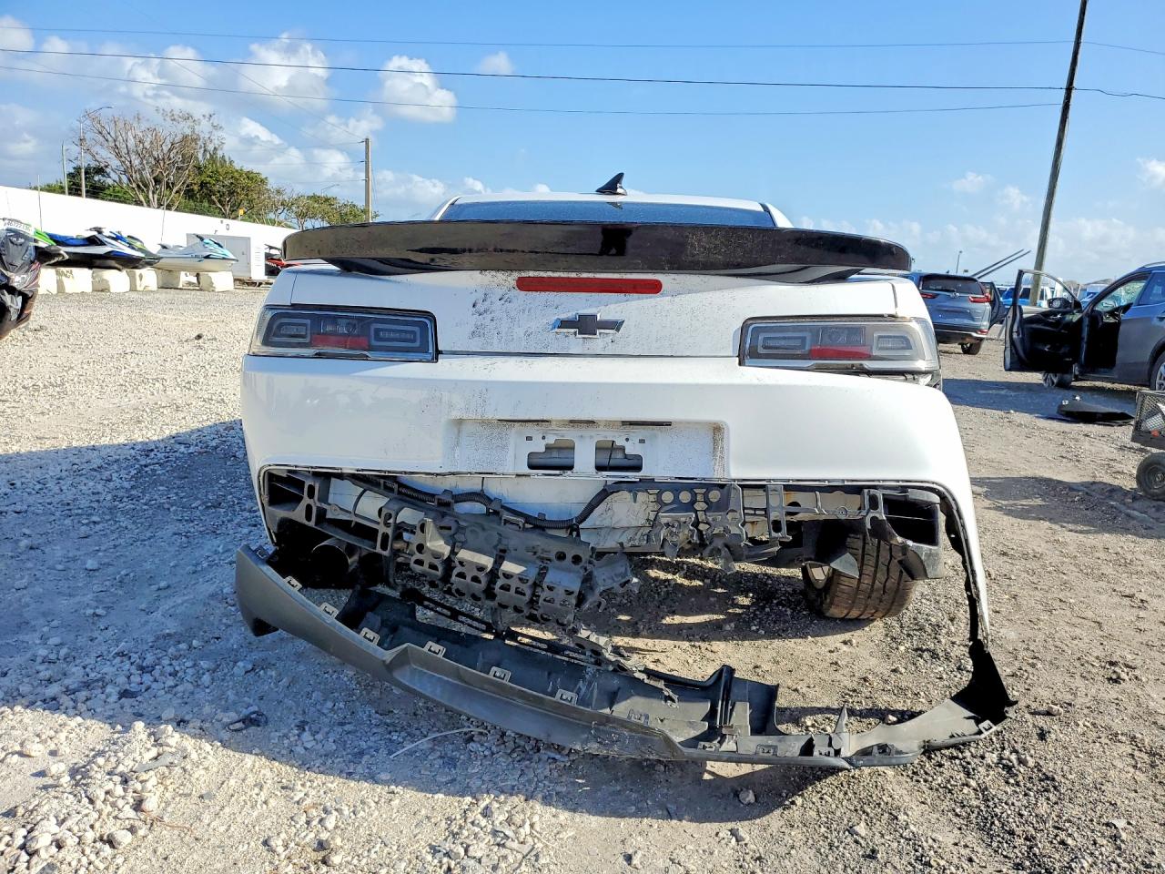 2014 Chevrolet Camaro Ls White vin: 2G1FA1E34E9300968