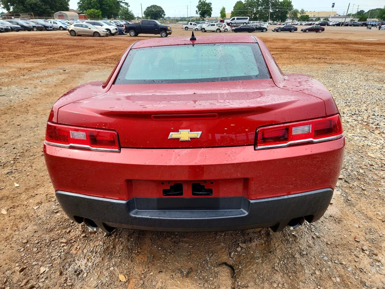 2014 Chevrolet Camaro Ls Red vin: 2G1FA1E34E9309878