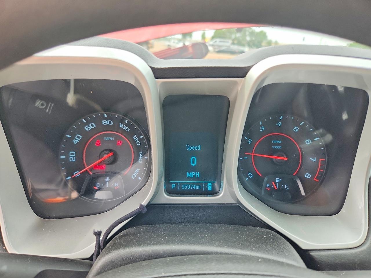 2014 Chevrolet Camaro Ls Red vin: 2G1FA1E34E9309878