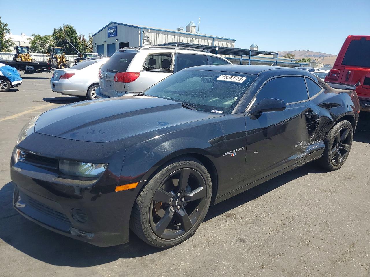 2015 Chevrolet Camaro Ls Black vin: 2G1FA1E34F9113750
