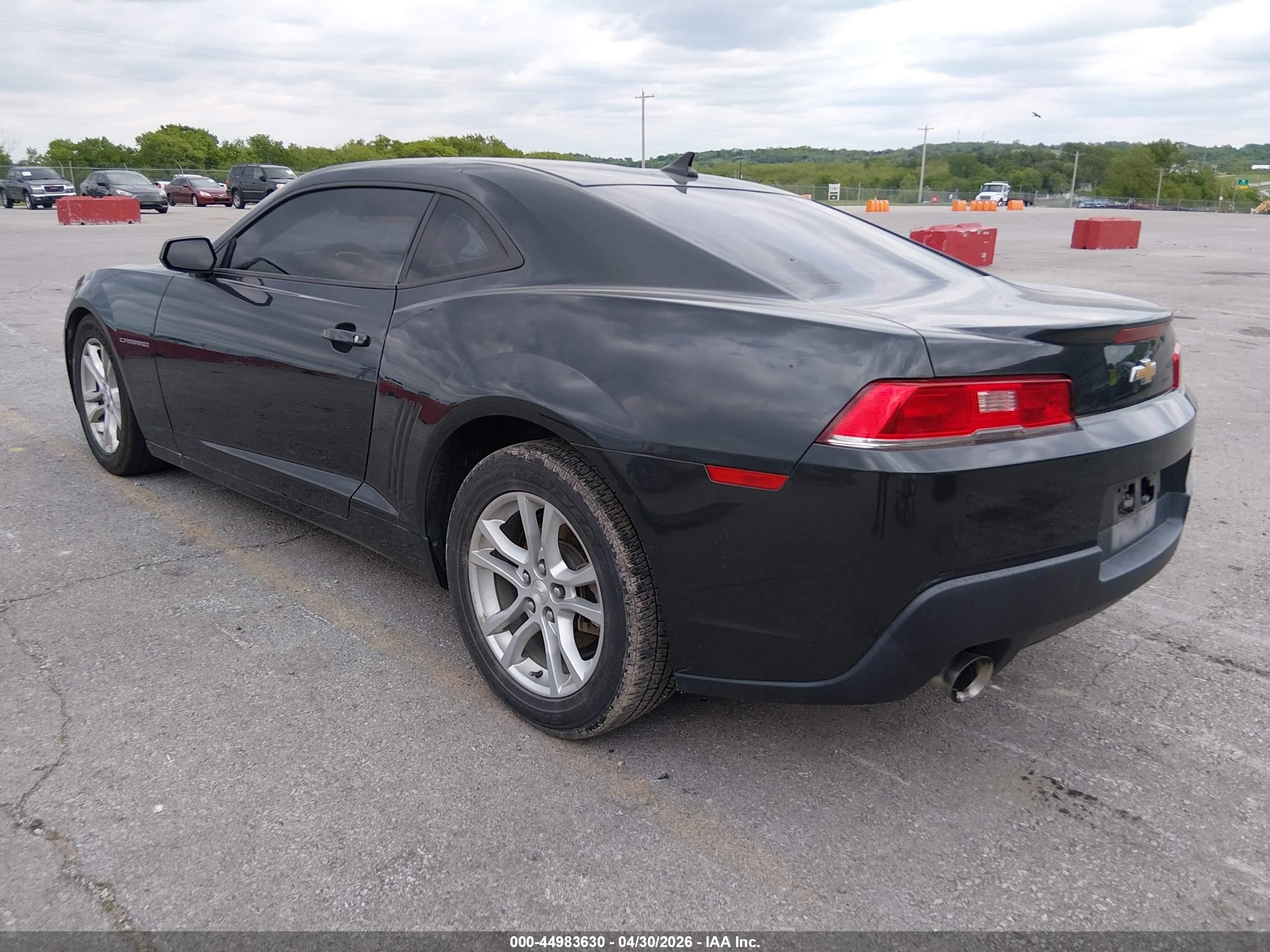 2015 Chevrolet Camaro 1ls Gray vin: 2G1FA1E34F9134419