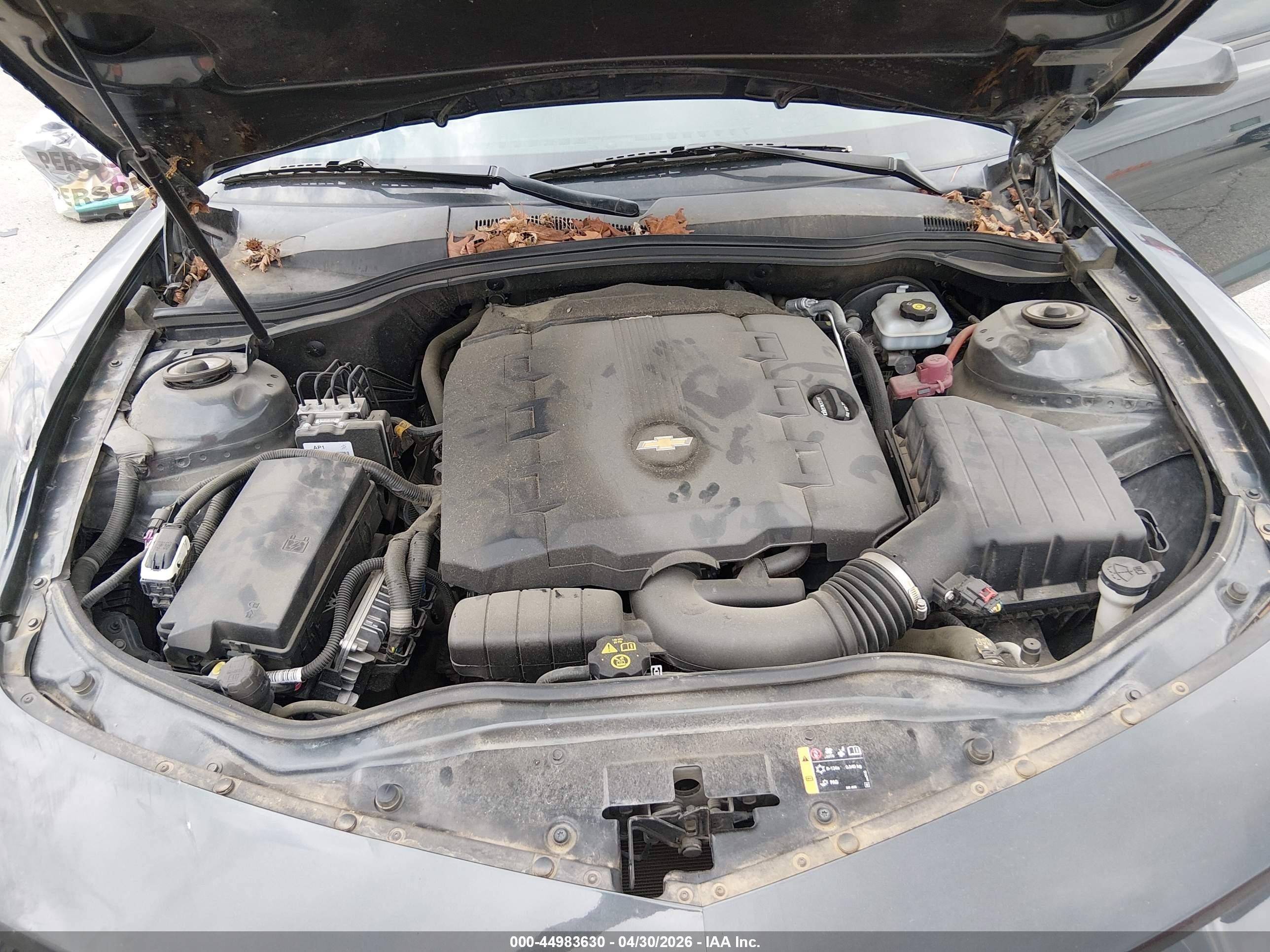 2015 Chevrolet Camaro 1ls Gray vin: 2G1FA1E34F9134419