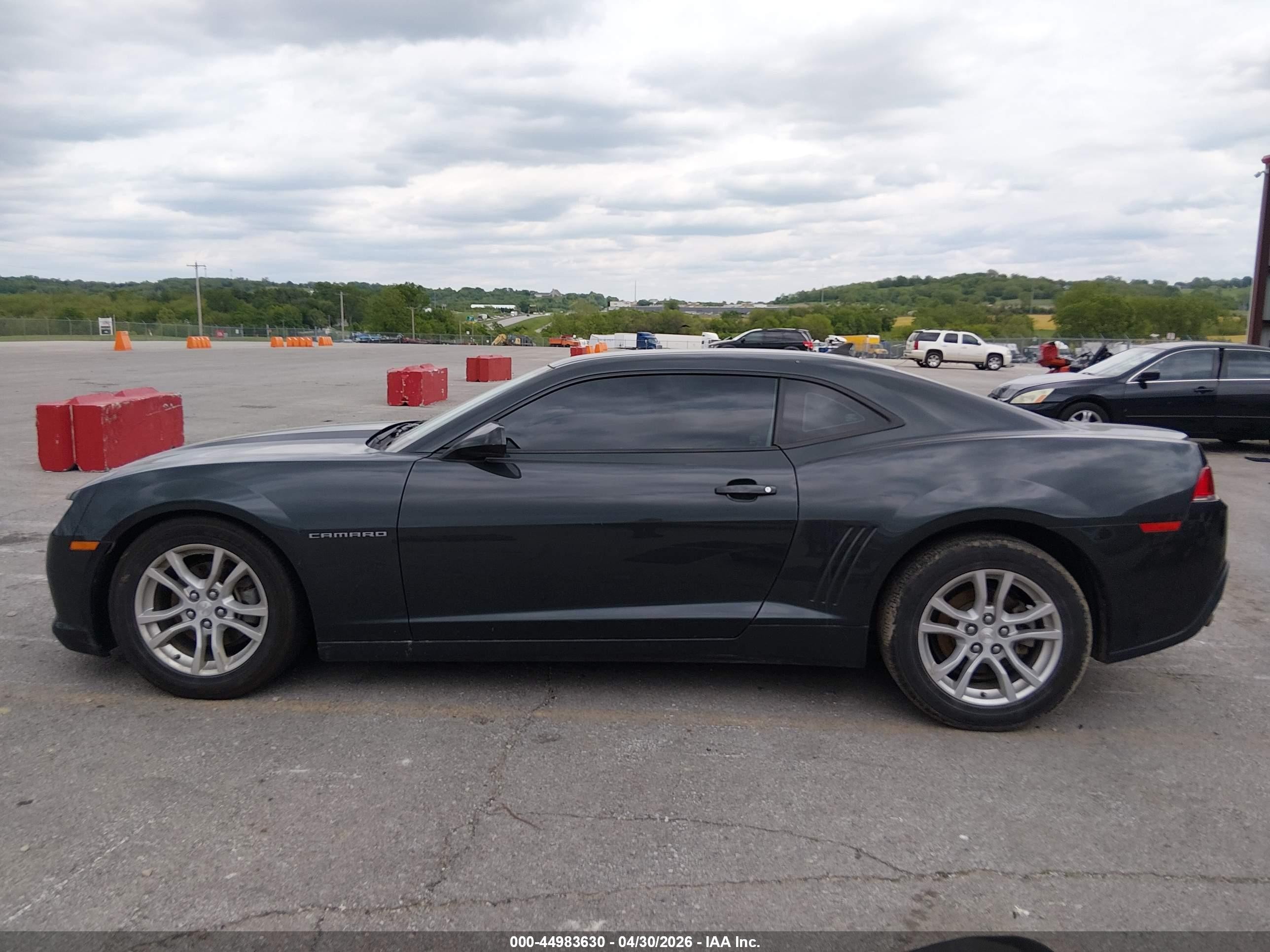 2015 Chevrolet Camaro 1ls Gray vin: 2G1FA1E34F9134419
