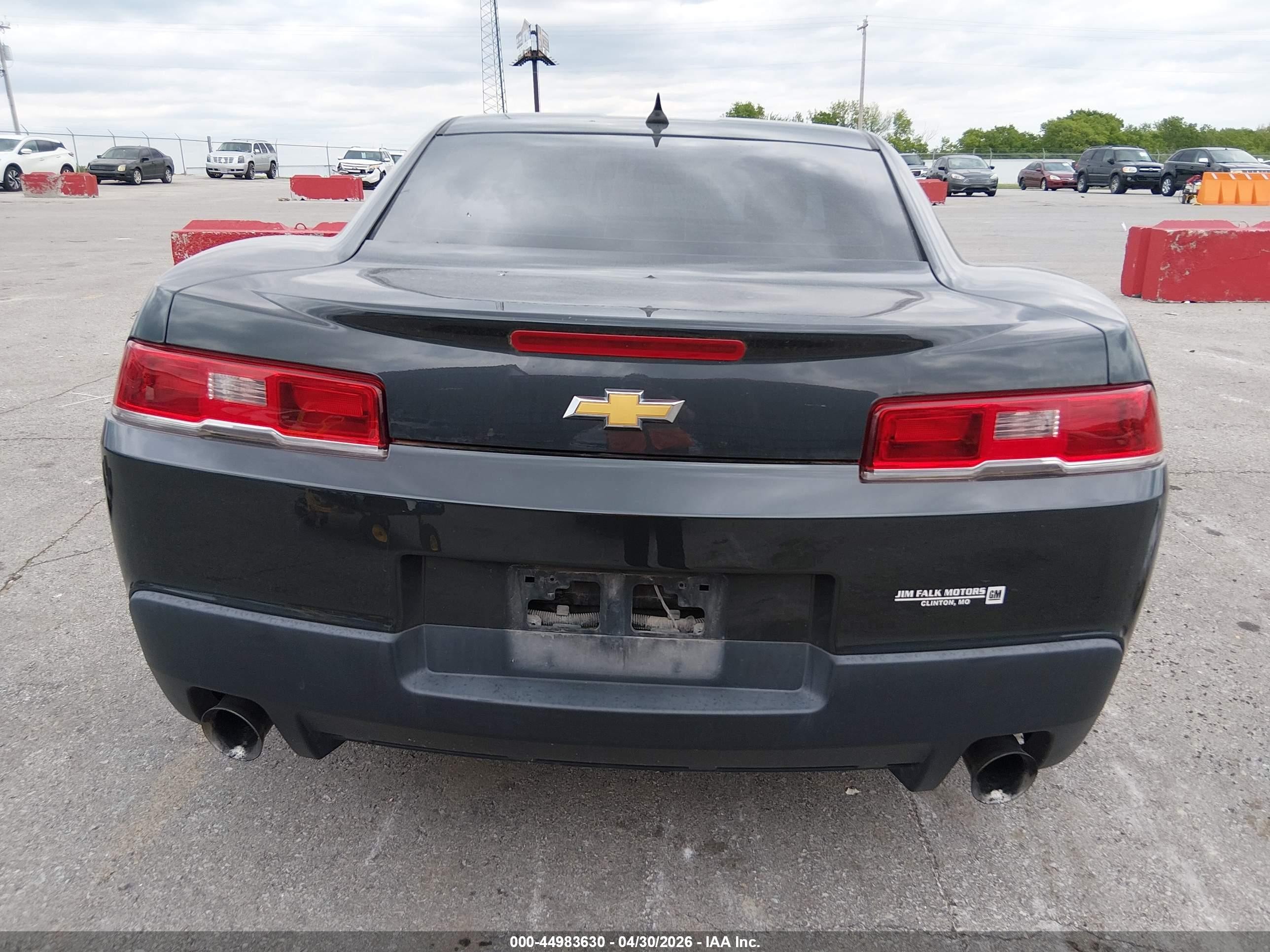 2015 Chevrolet Camaro 1ls Gray vin: 2G1FA1E34F9134419