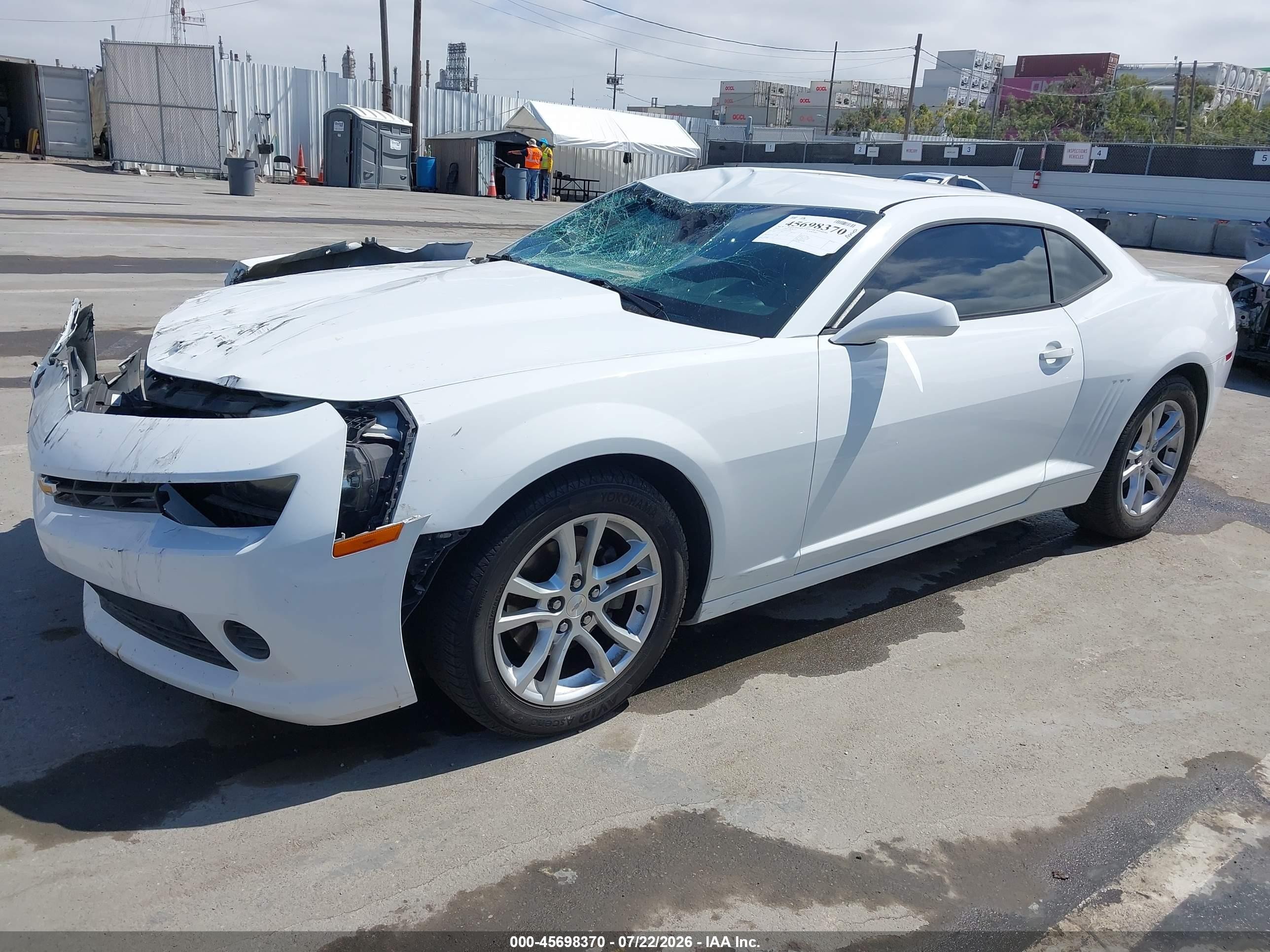 2015 Chevrolet Camaro 1ls Белый vin: 2G1FA1E34F9149289