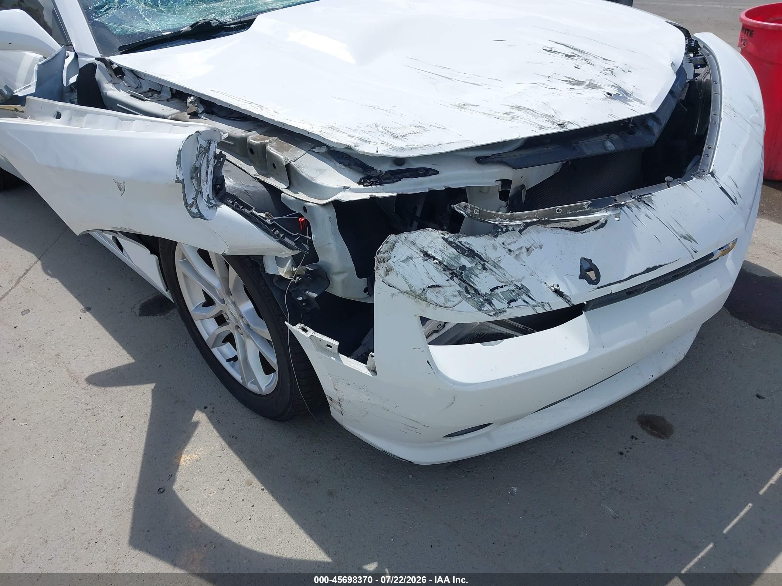 2015 Chevrolet Camaro 1ls Белый vin: 2G1FA1E34F9149289