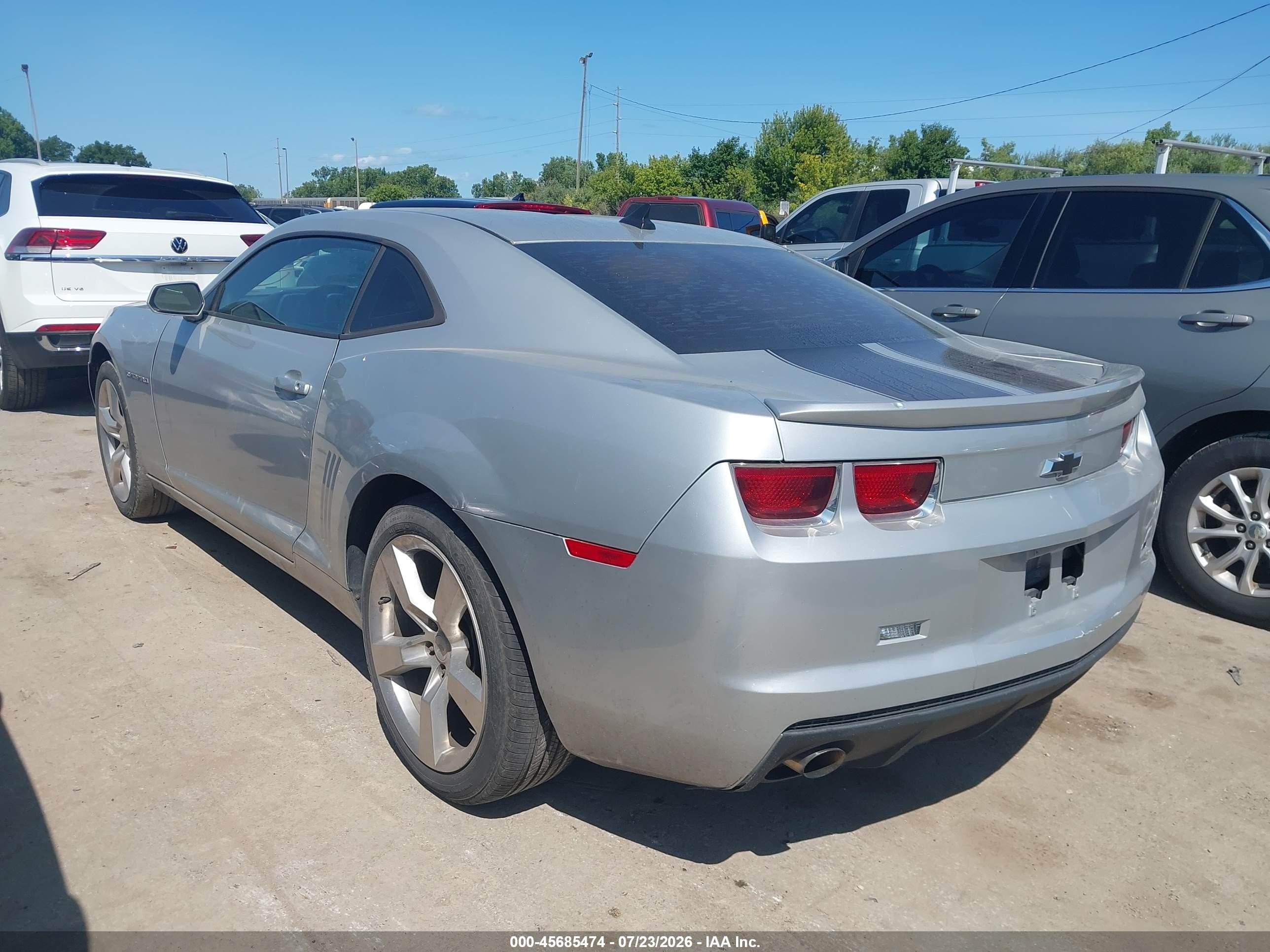 2012 Chevrolet Camaro 2ls Silver vin: 2G1FA1E35C9106575