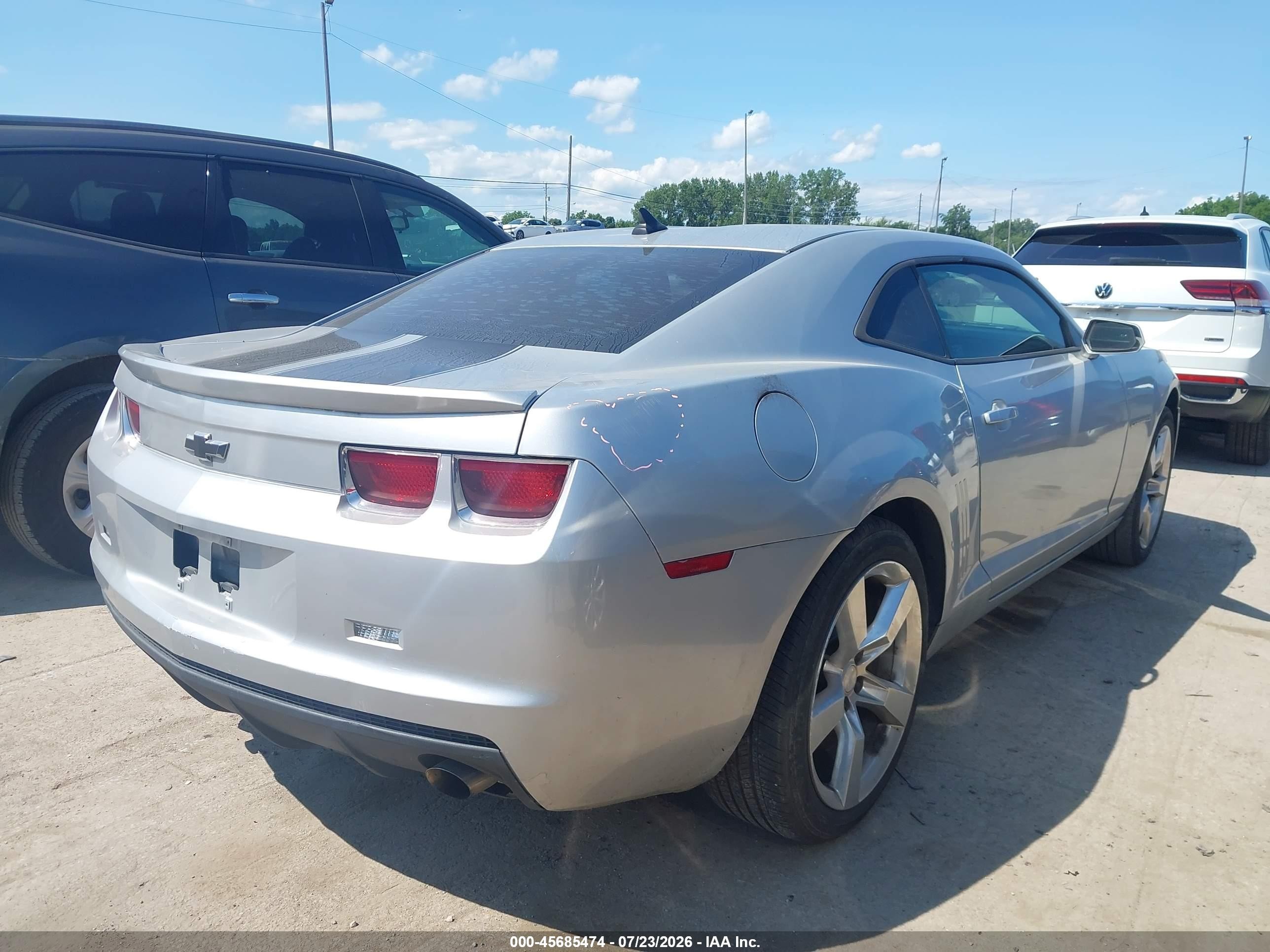 2012 Chevrolet Camaro 2ls Silver vin: 2G1FA1E35C9106575