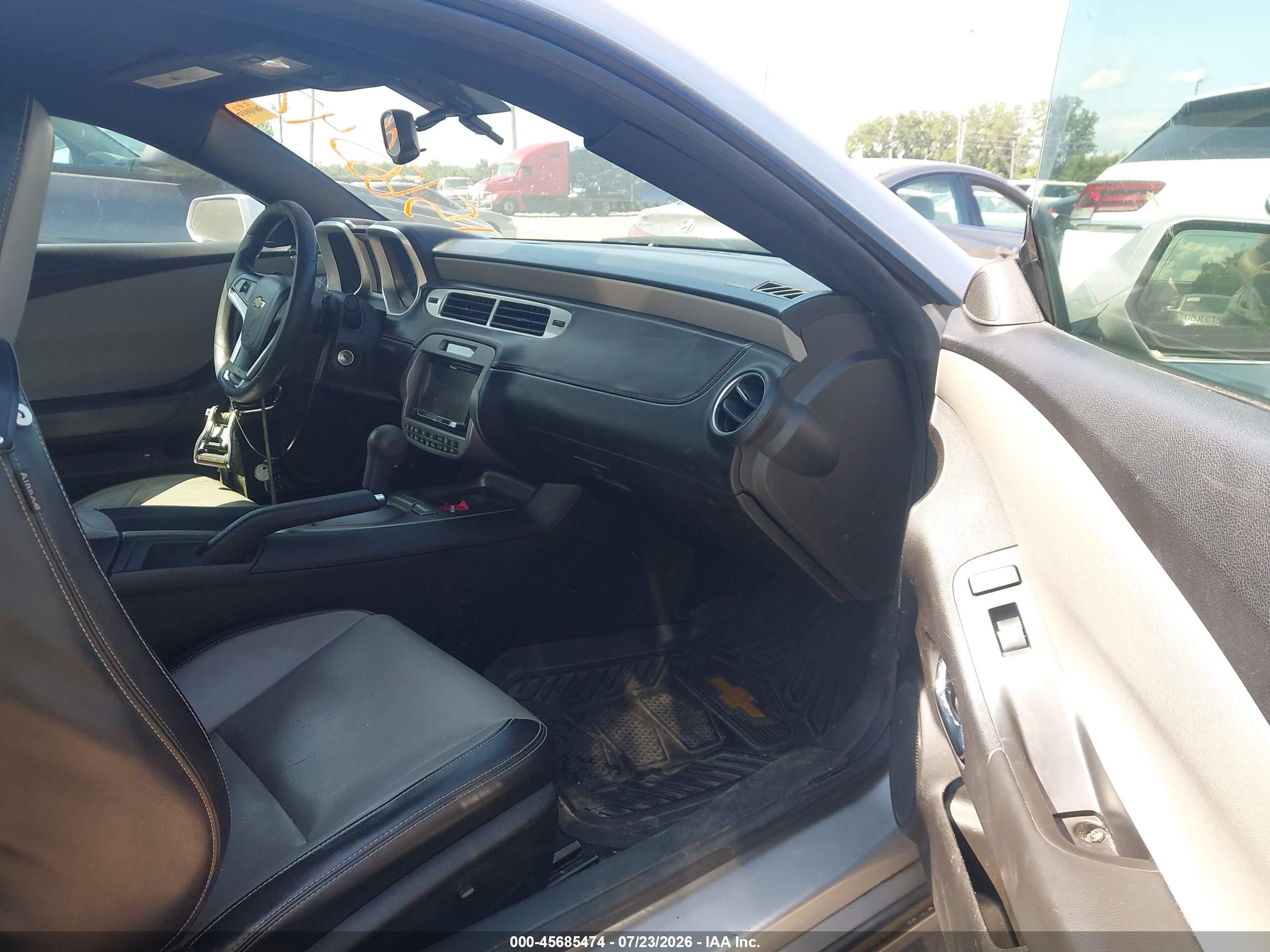2012 Chevrolet Camaro 2ls Silver vin: 2G1FA1E35C9106575