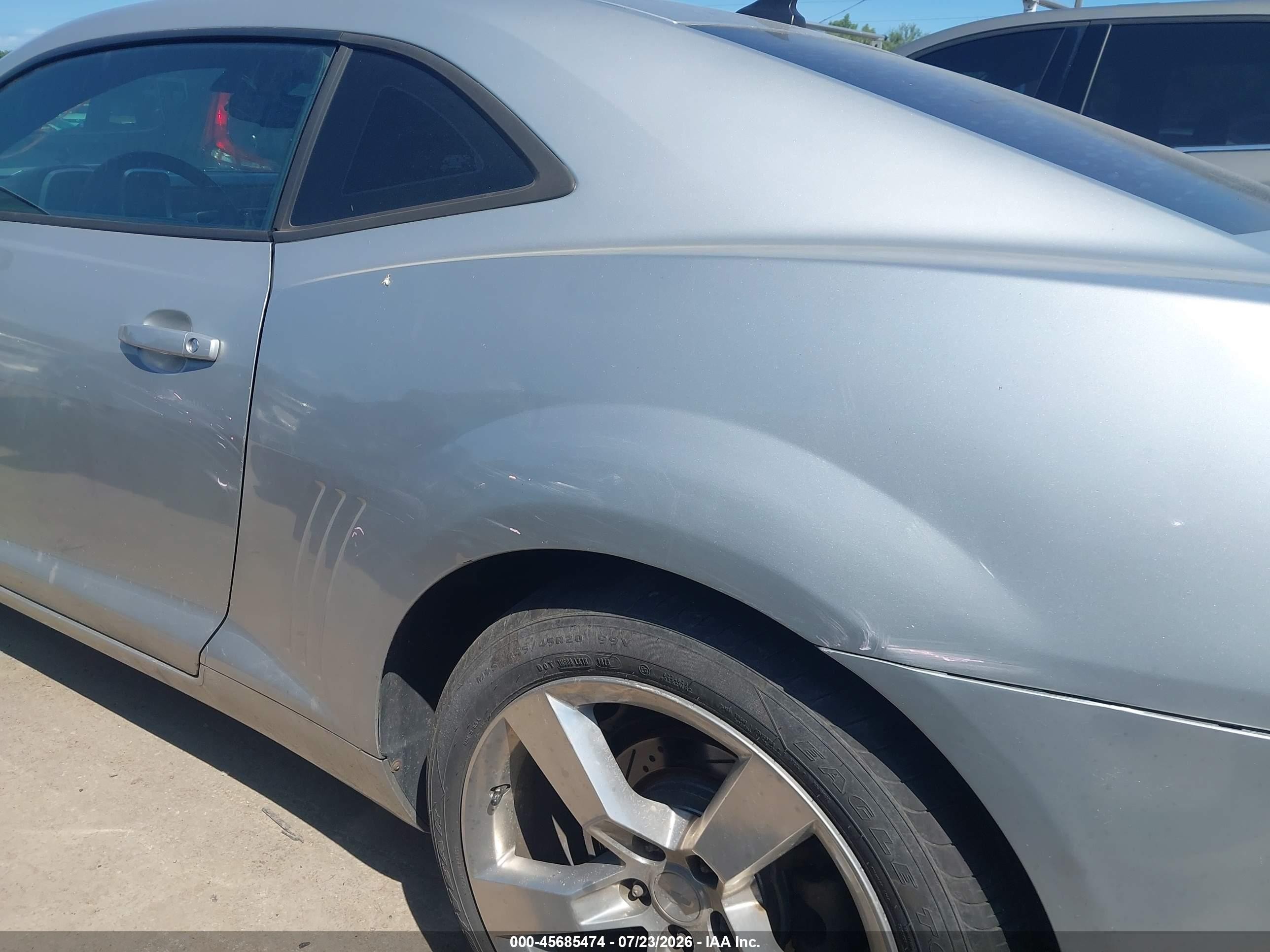 2012 Chevrolet Camaro 2ls Silver vin: 2G1FA1E35C9106575