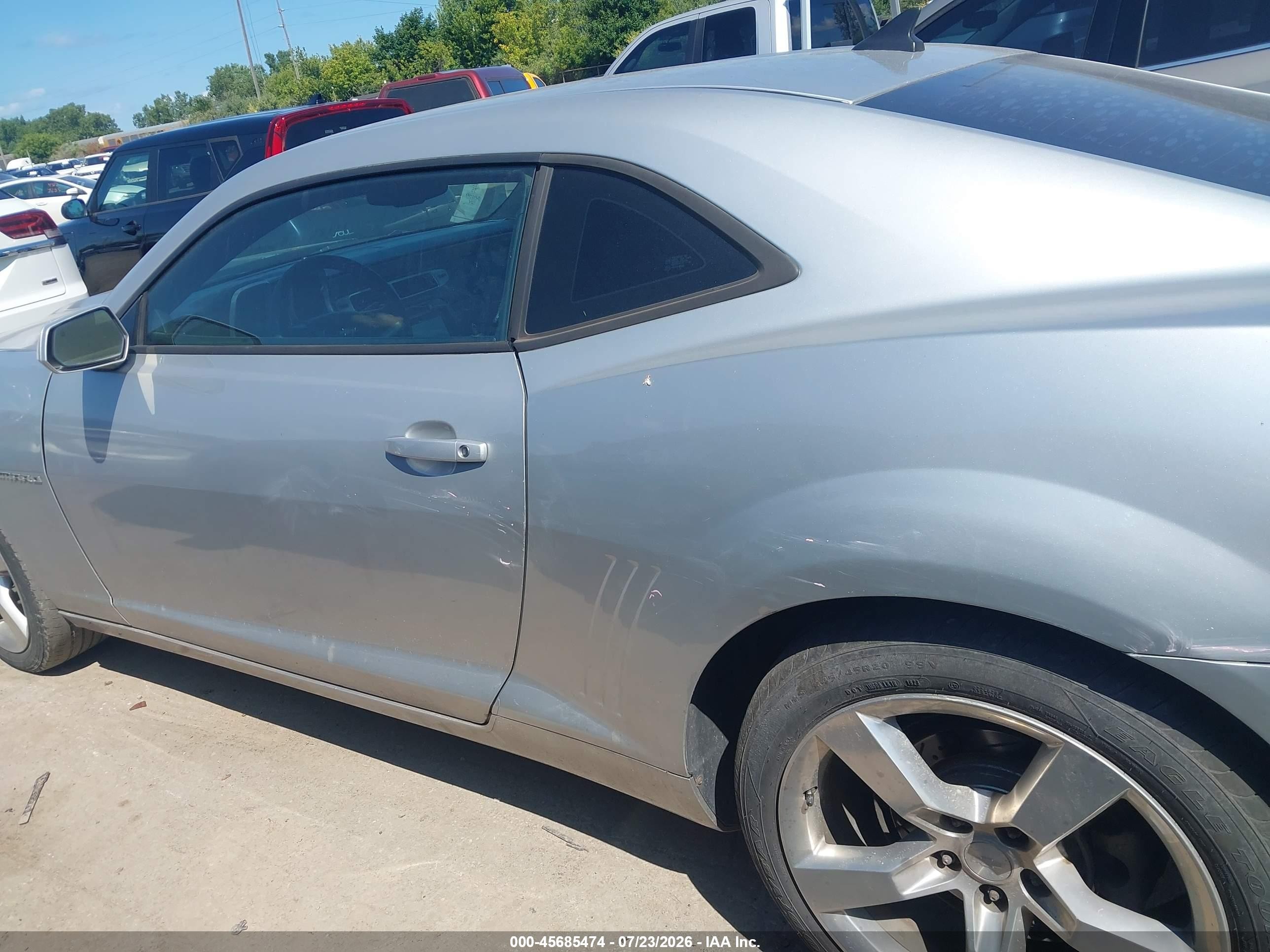 2012 Chevrolet Camaro 2ls Silver vin: 2G1FA1E35C9106575