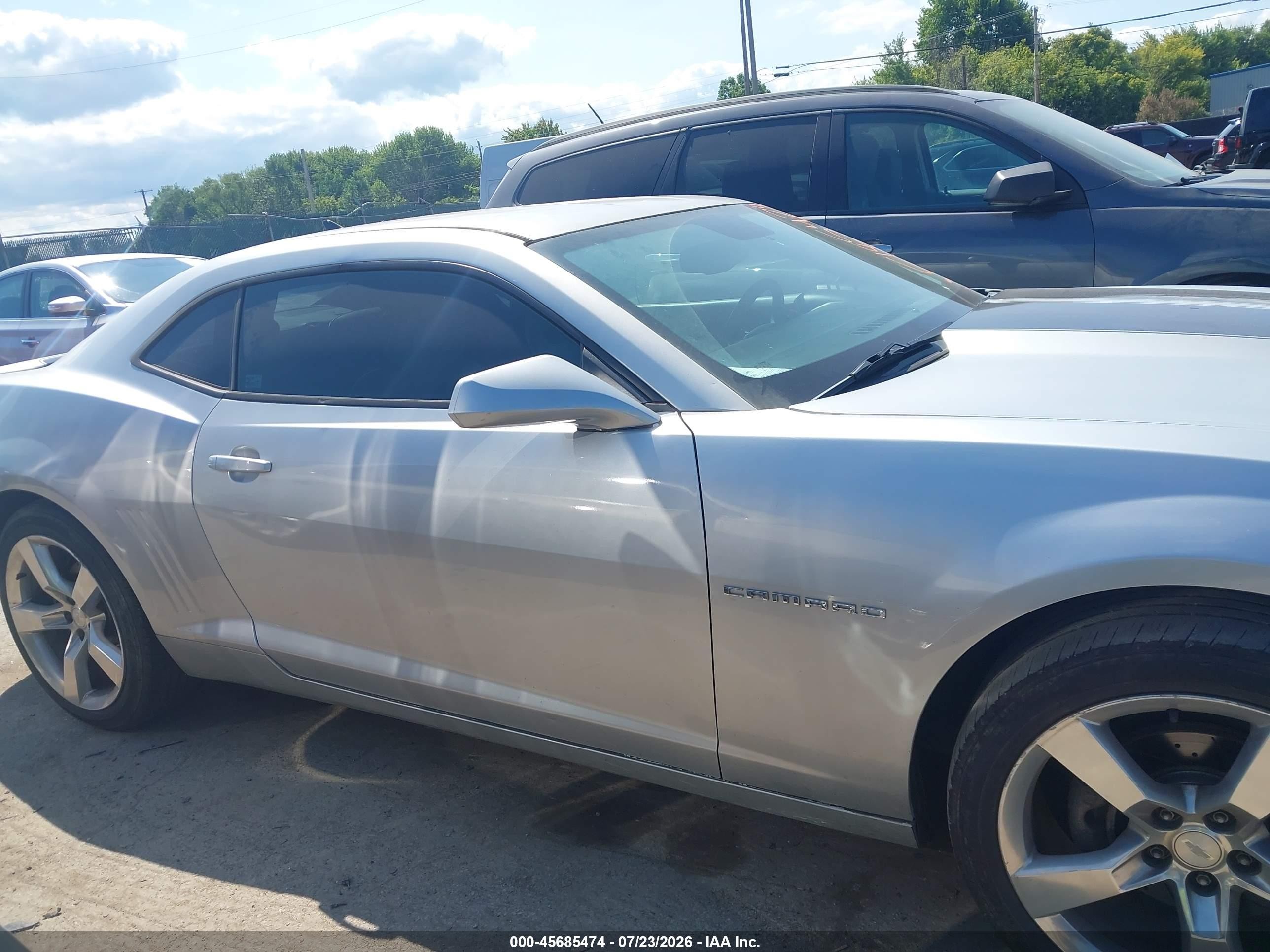 2012 Chevrolet Camaro 2ls Silver vin: 2G1FA1E35C9106575
