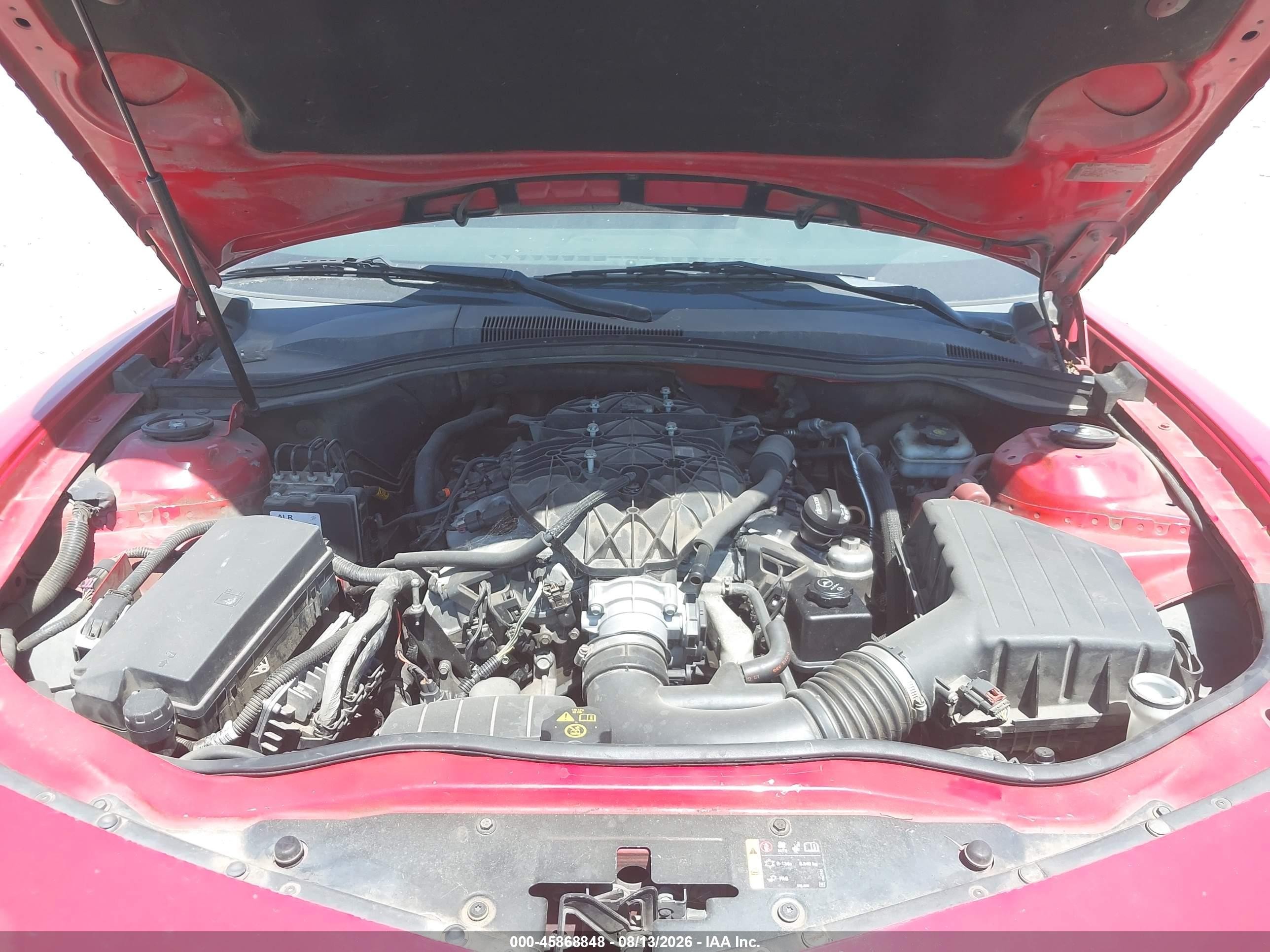 2013 Chevrolet Camaro 2ls Red vin: 2G1FA1E35D9105508