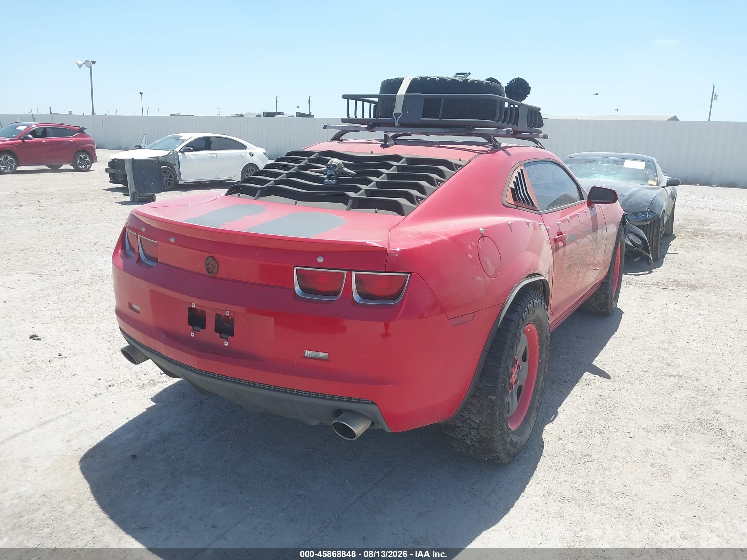 2013 Chevrolet Camaro 2ls Red vin: 2G1FA1E35D9105508