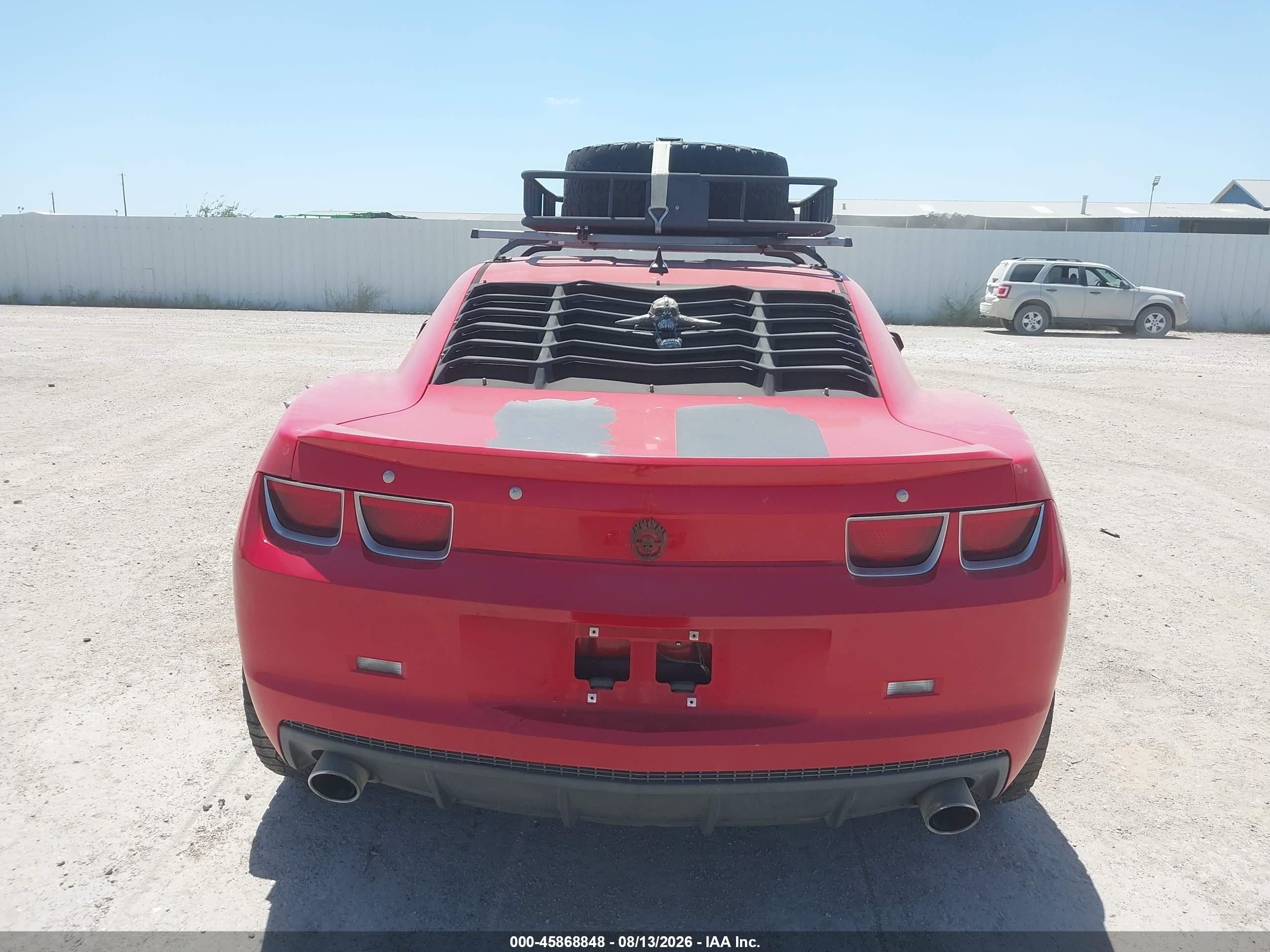 2013 Chevrolet Camaro 2ls Red vin: 2G1FA1E35D9105508