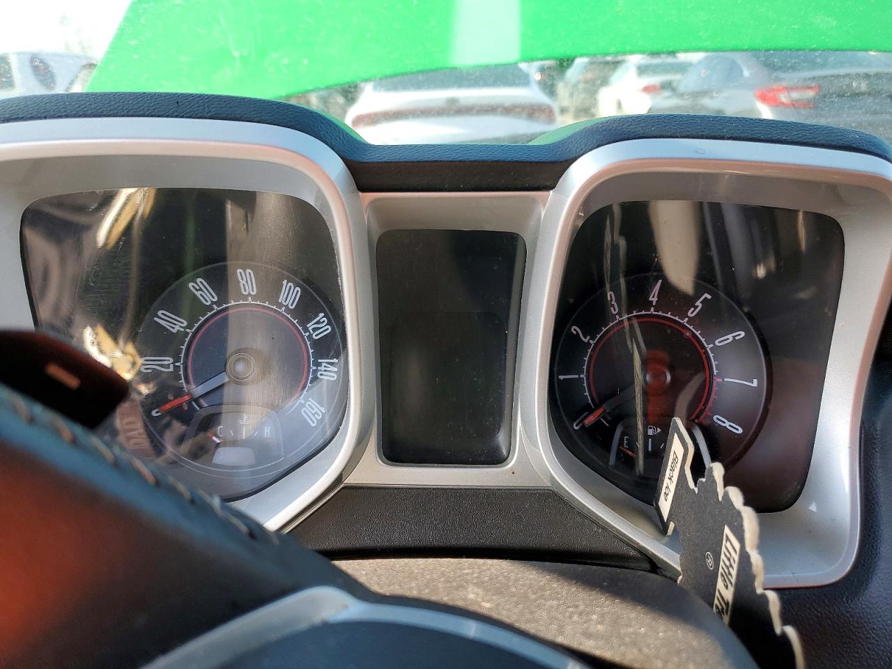 2013 Chevrolet Camaro Ls Green vin: 2G1FA1E35D9125791