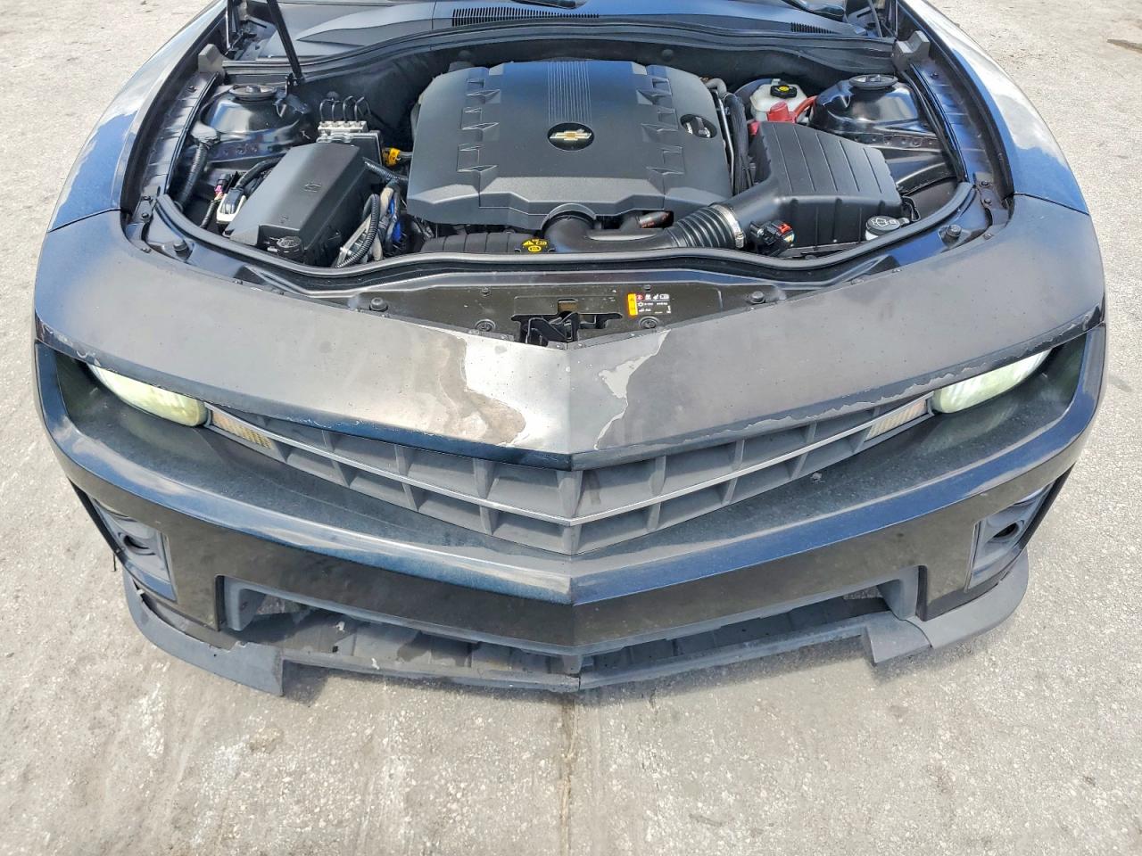 2013 Chevrolet Camaro Ls Black vin: 2G1FA1E35D9144180