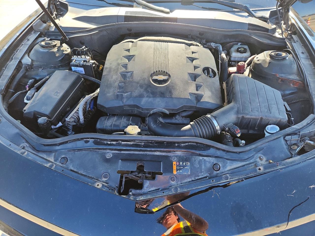 2013 Chevrolet Camaro Ls Black vin: 2G1FA1E35D9244909