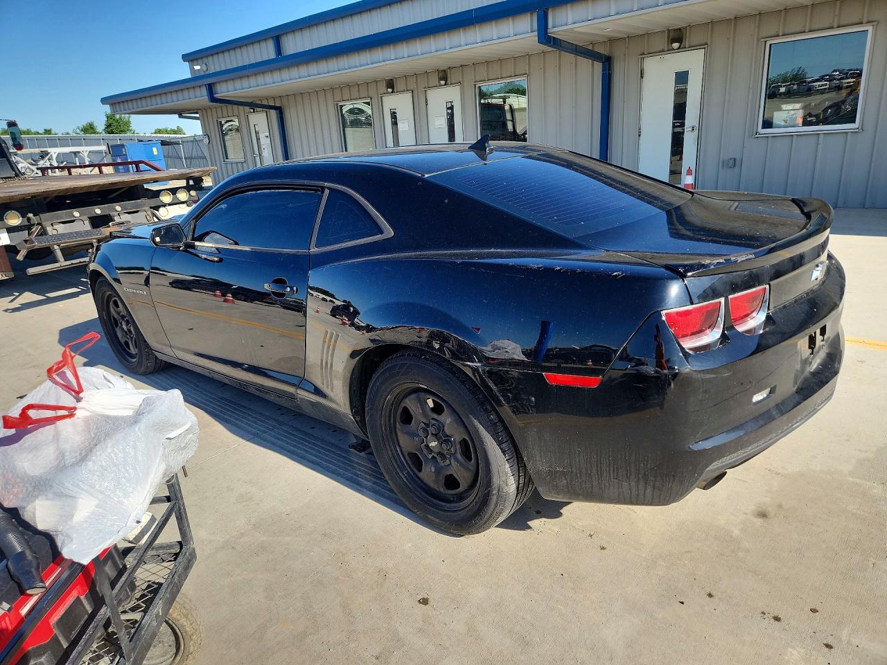 2013 Chevrolet Camaro Ls Black vin: 2G1FA1E35D9244909