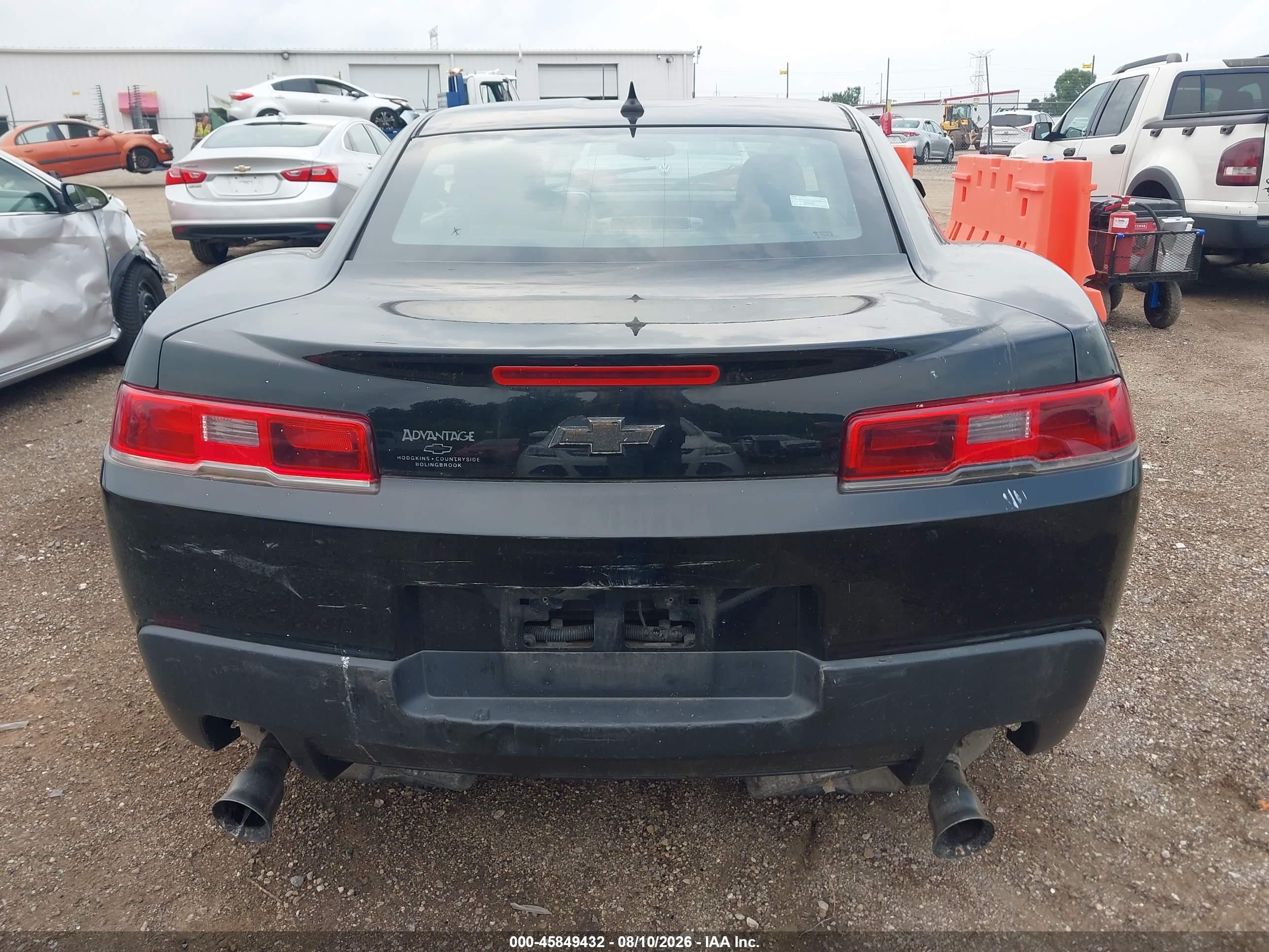 2014 Chevrolet Camaro 2ls Black vin: 2G1FA1E35E9199939