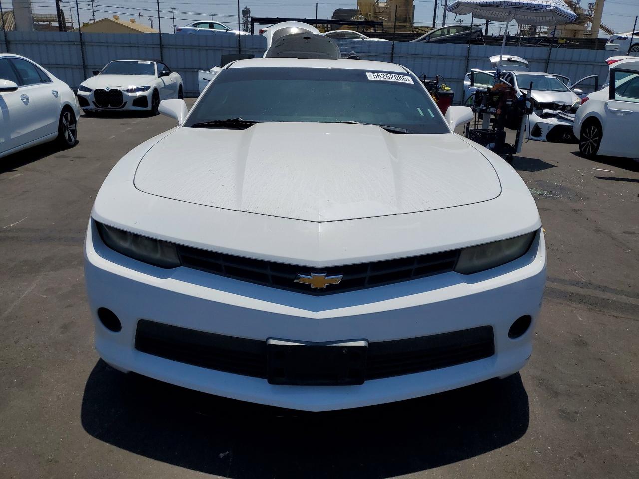 2014 Chevrolet Camaro Ls White vin: 2G1FA1E35E9207747