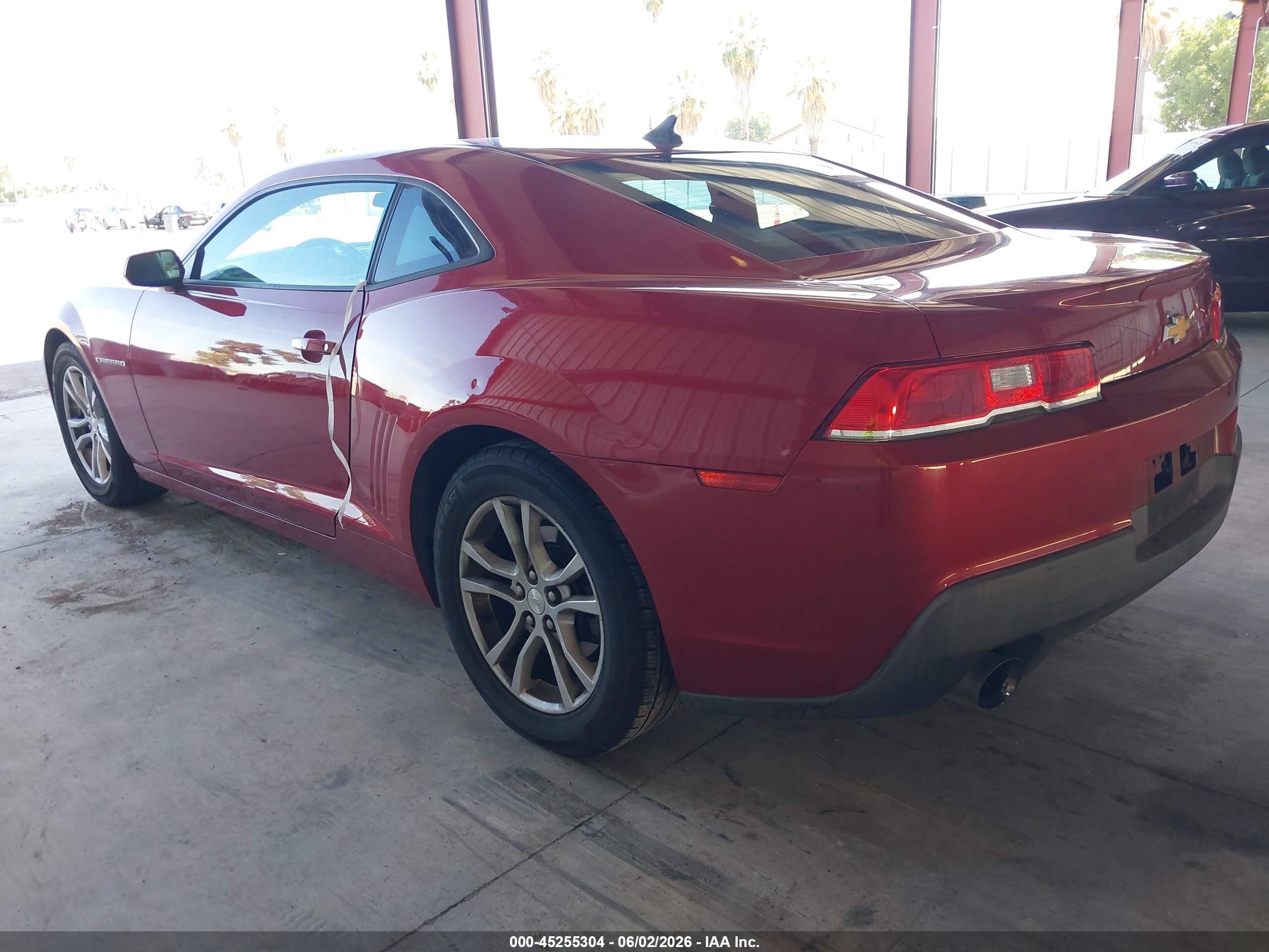 2014 Chevrolet Camaro 2ls Red vin: 2G1FA1E35E9231269