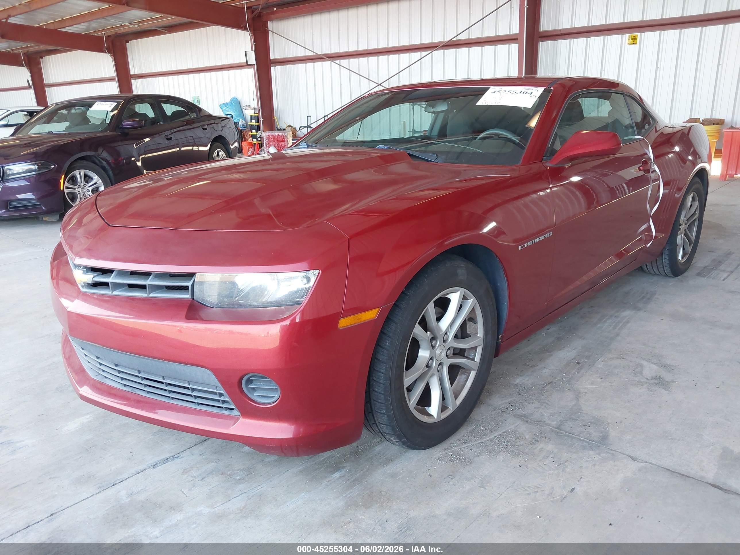 2014 Chevrolet Camaro 2ls Red vin: 2G1FA1E35E9231269