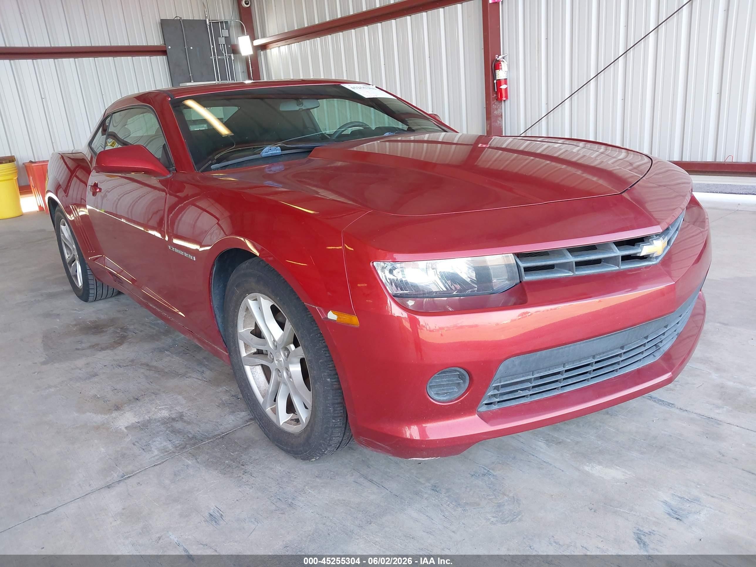 2014 Chevrolet Camaro 2ls Red vin: 2G1FA1E35E9231269