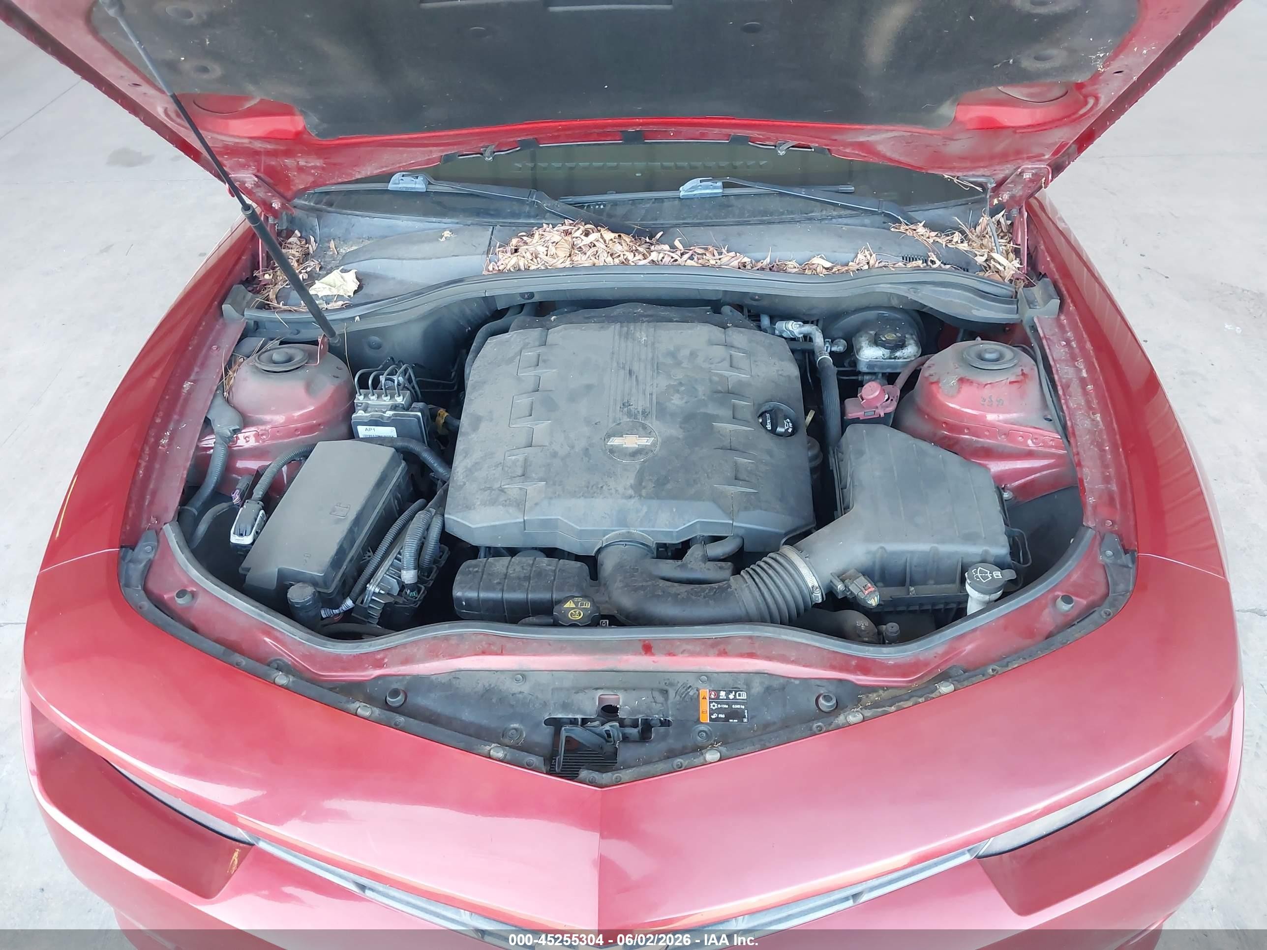 2014 Chevrolet Camaro 2ls Red vin: 2G1FA1E35E9231269