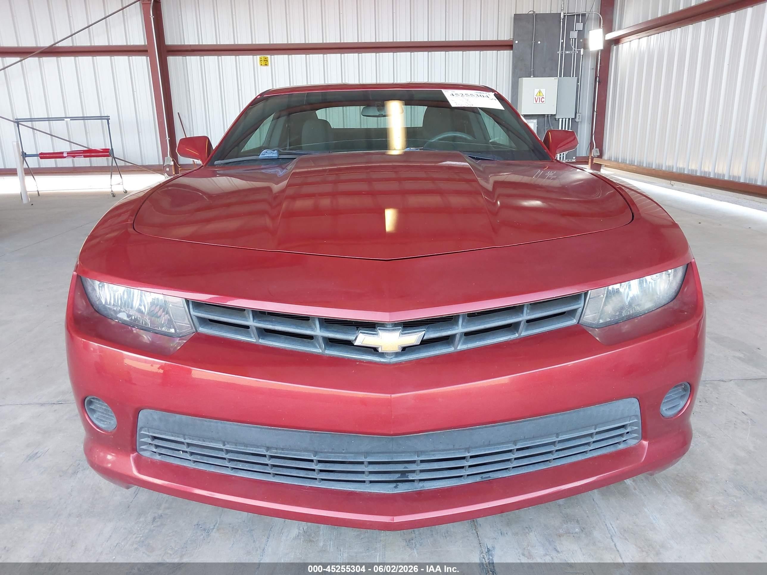 2014 Chevrolet Camaro 2ls Red vin: 2G1FA1E35E9231269