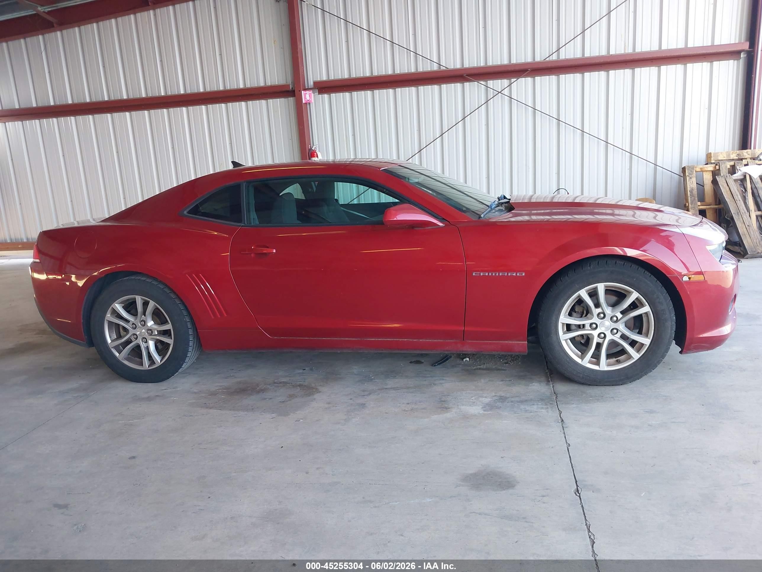 2014 Chevrolet Camaro 2ls Red vin: 2G1FA1E35E9231269