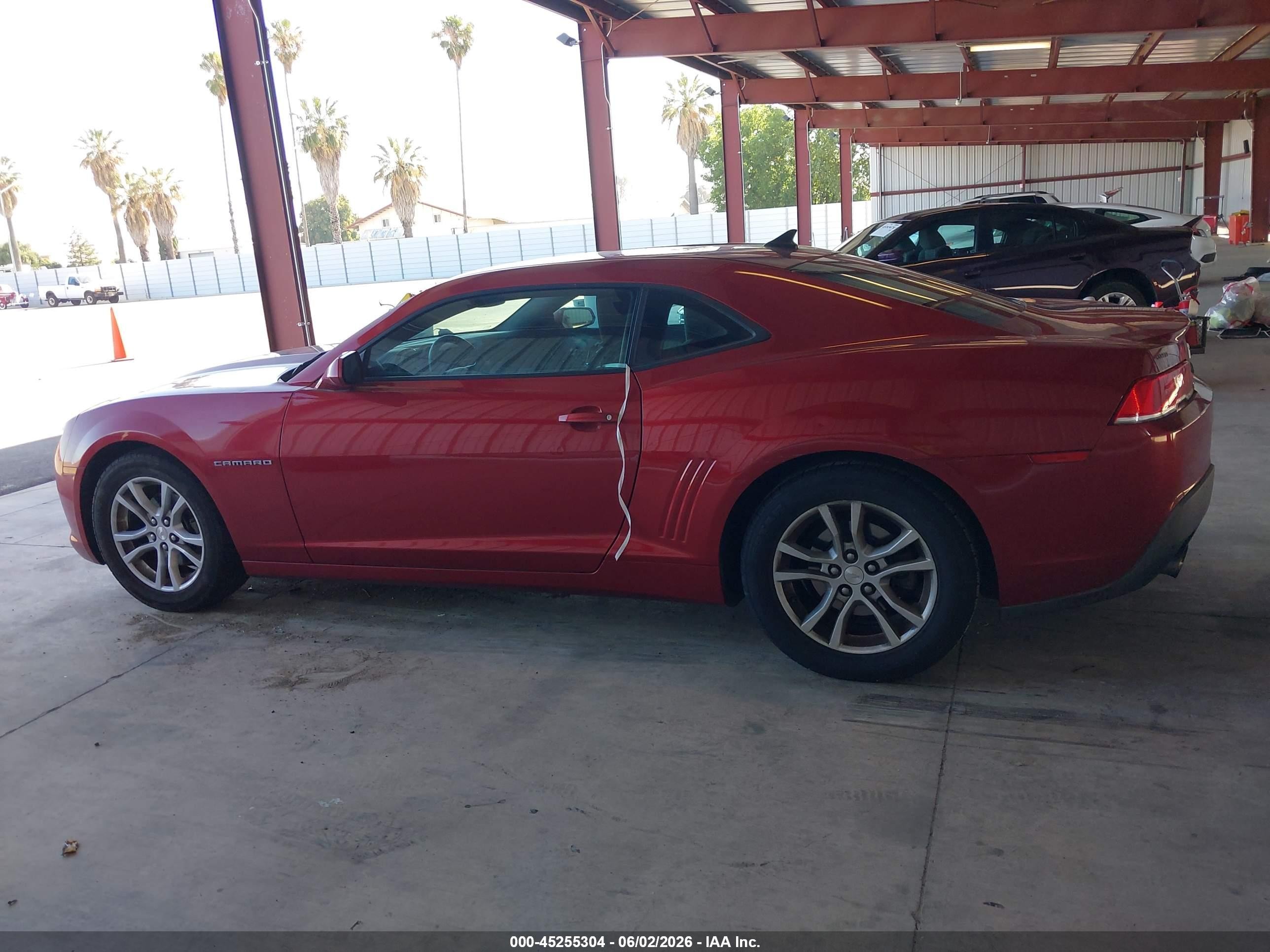 2014 Chevrolet Camaro 2ls Red vin: 2G1FA1E35E9231269