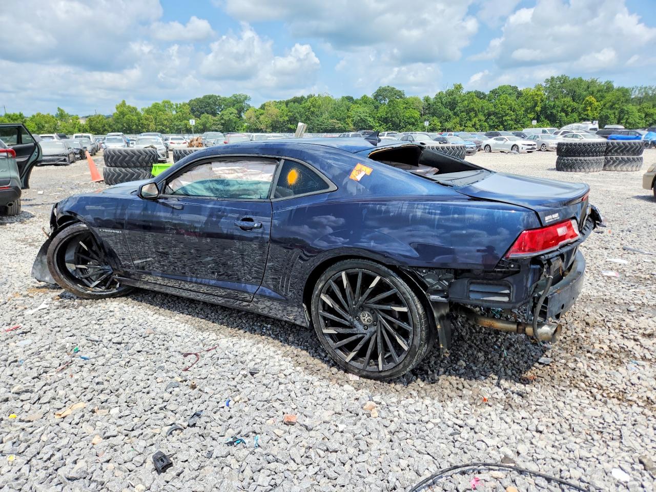 2014 Chevrolet Camaro Ls Black vin: 2G1FA1E35E9274767