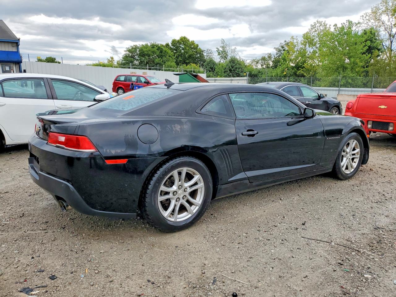2015 Chevrolet Camaro Ls Black vin: 2G1FA1E35F9118018