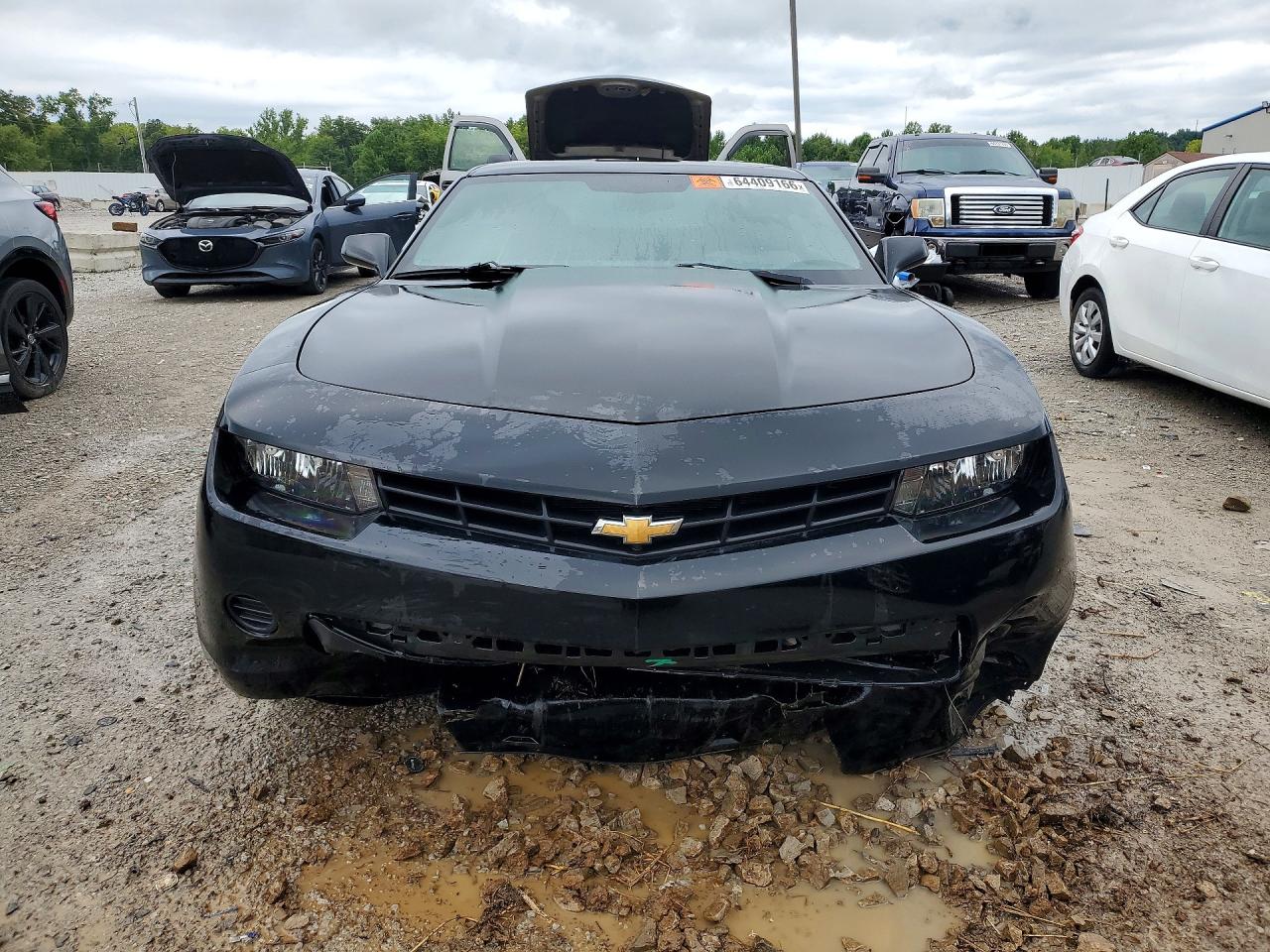2015 Chevrolet Camaro Ls Black vin: 2G1FA1E35F9118018