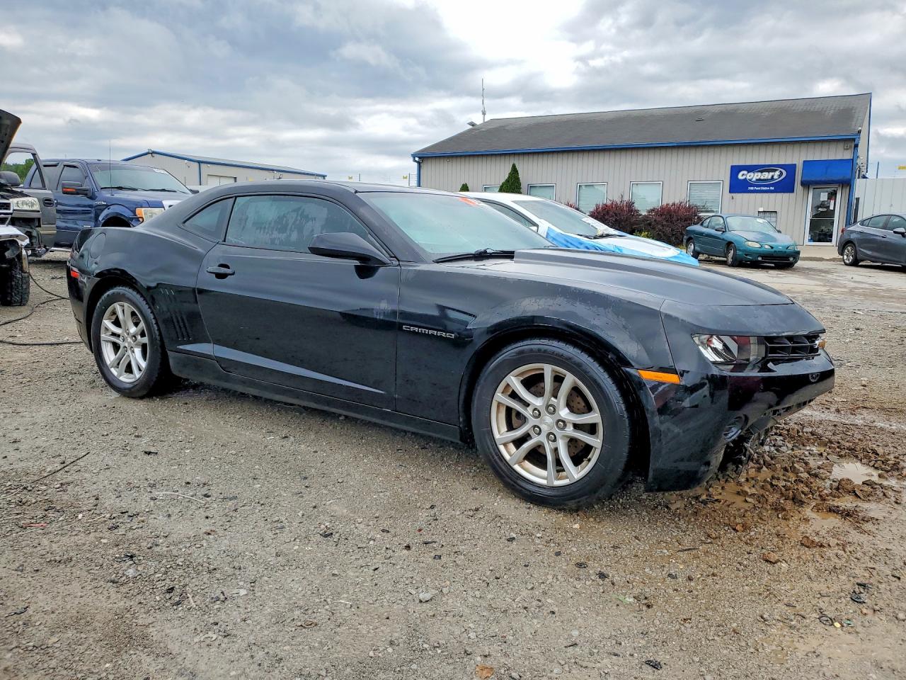 2015 Chevrolet Camaro Ls Black vin: 2G1FA1E35F9118018