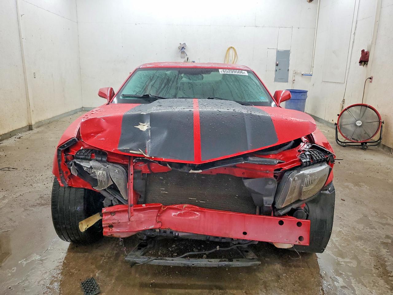 2012 Chevrolet Camaro Ls Red vin: 2G1FA1E36C9102390