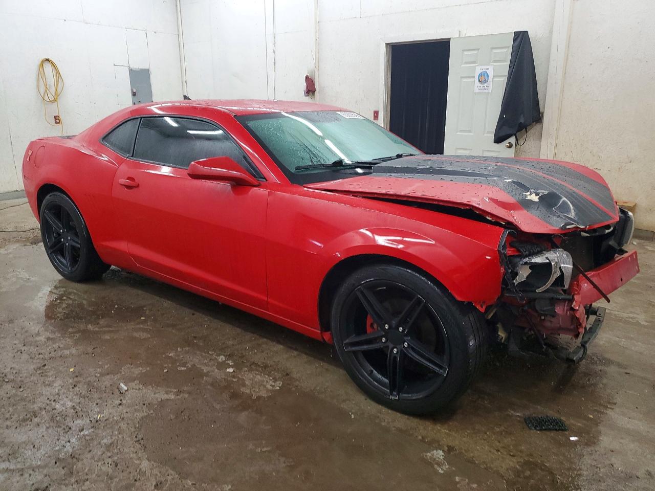 2012 Chevrolet Camaro Ls Red vin: 2G1FA1E36C9102390