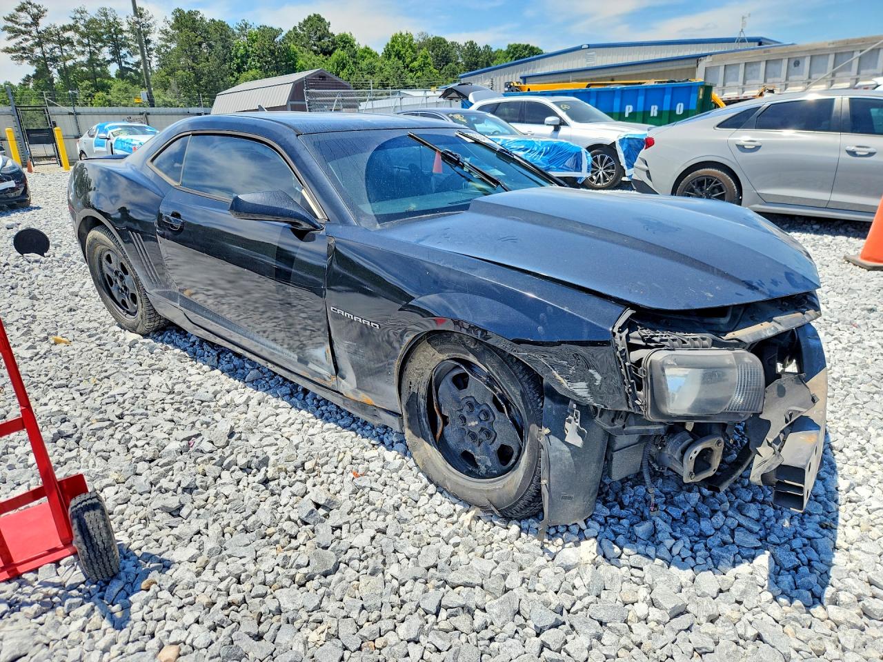 2012 Chevrolet Camaro Ls Black vin: 2G1FA1E36C9105094