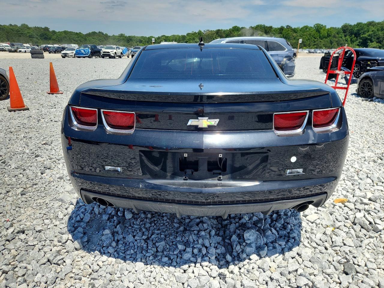 2012 Chevrolet Camaro Ls Black vin: 2G1FA1E36C9105094