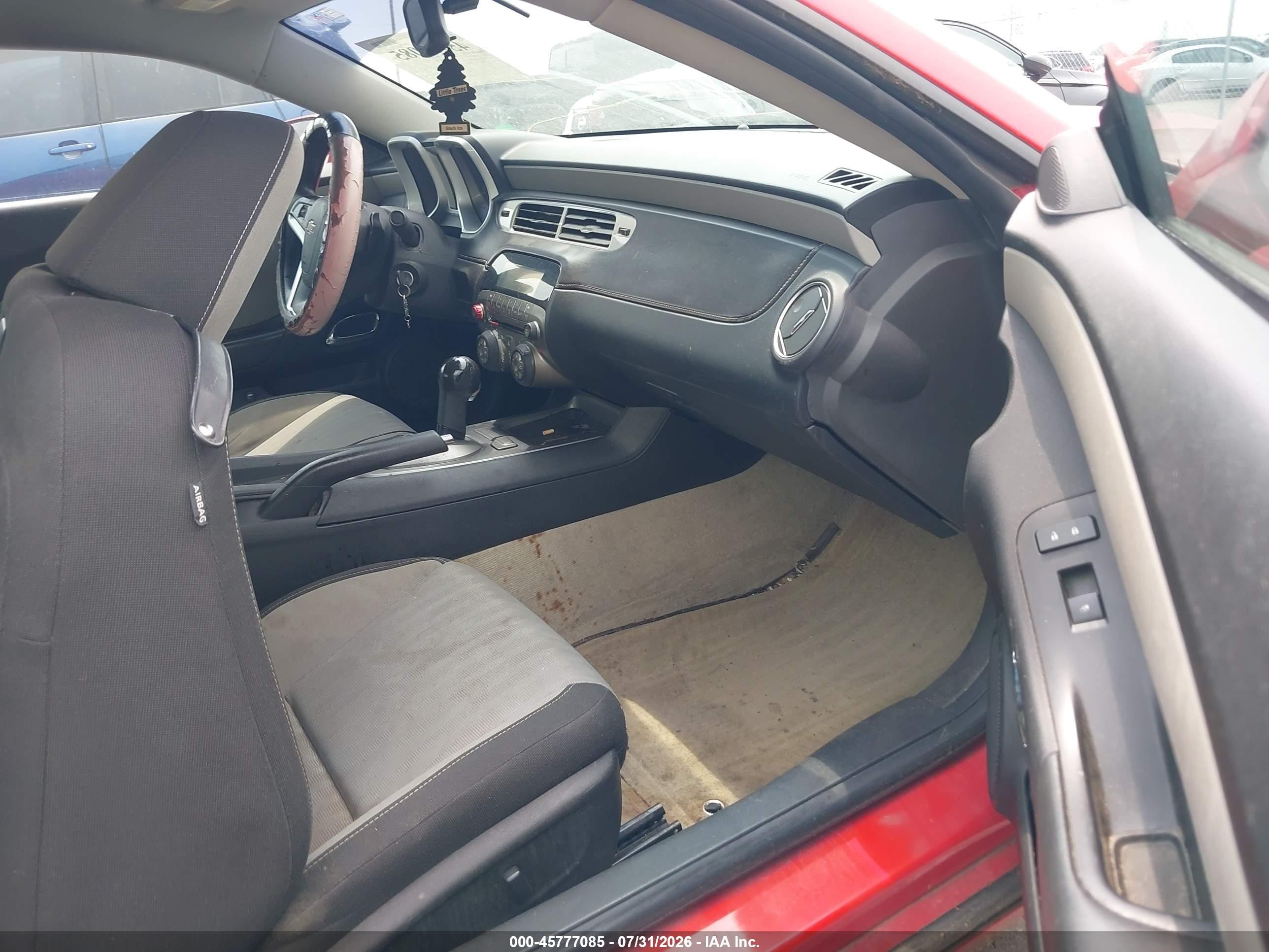 2012 Chevrolet Camaro 2ls Red vin: 2G1FA1E36C9137897