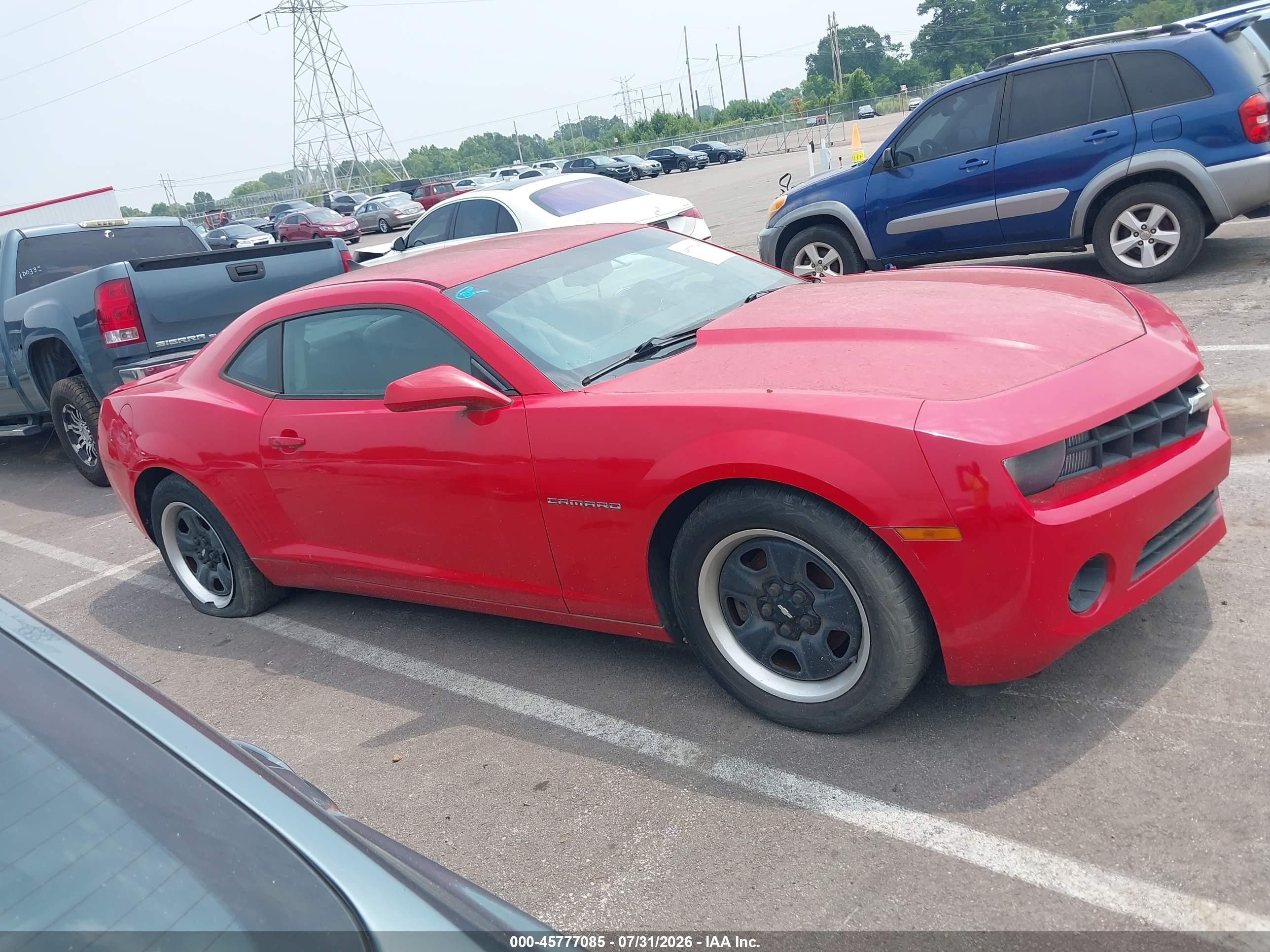 2012 Chevrolet Camaro 2ls Red vin: 2G1FA1E36C9137897