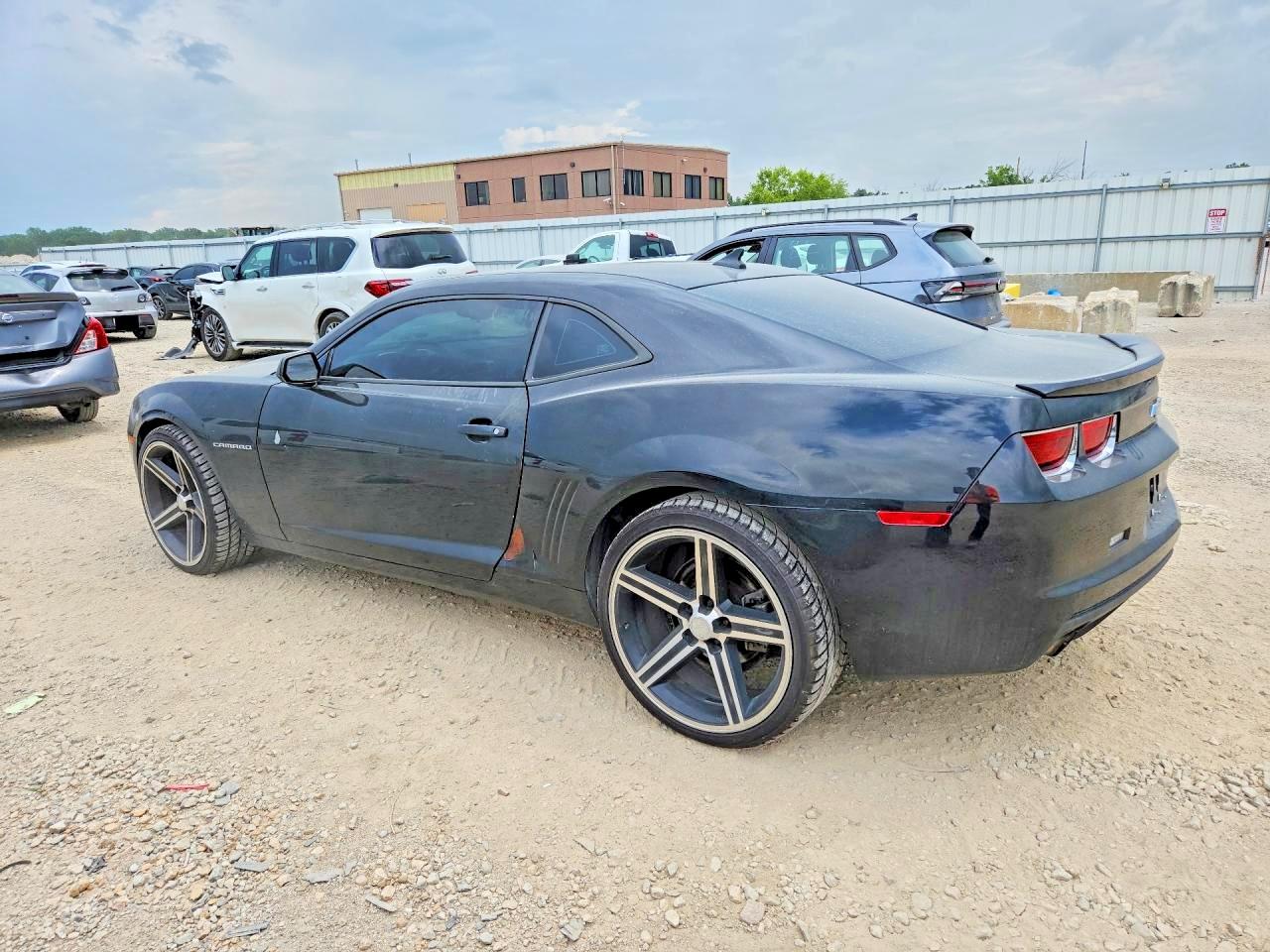 2012 Chevrolet Camaro Ls Black vin: 2G1FA1E36C9178756