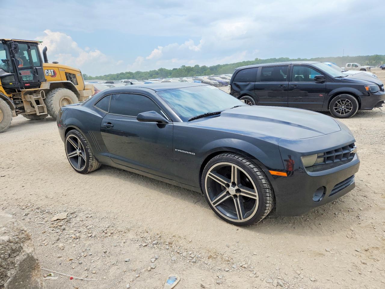 2012 Chevrolet Camaro Ls Black vin: 2G1FA1E36C9178756