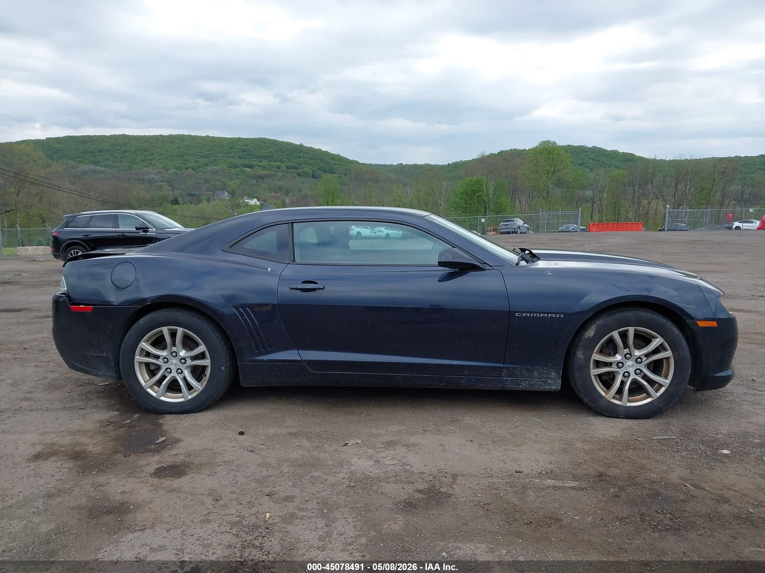 2014 Chevrolet Camaro 2ls Dark Blue vin: 2G1FA1E36E9141175