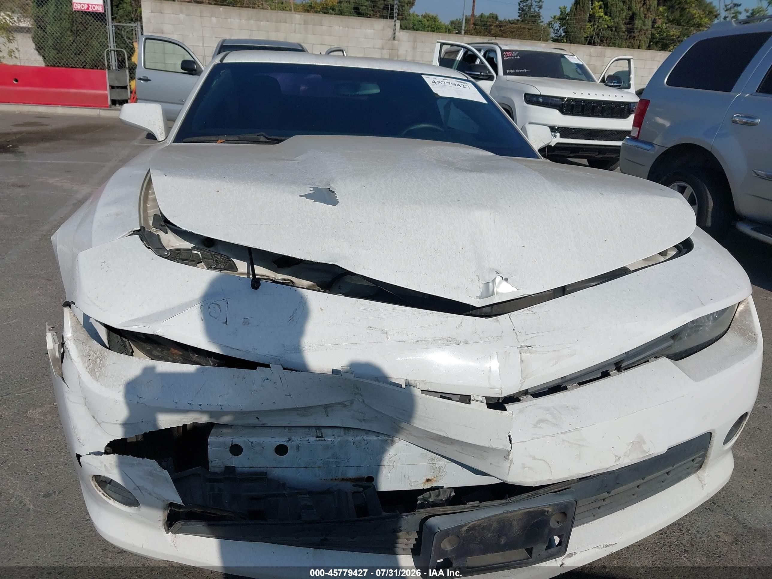 2014 Chevrolet Camaro 2ls White vin: 2G1FA1E36E9174161