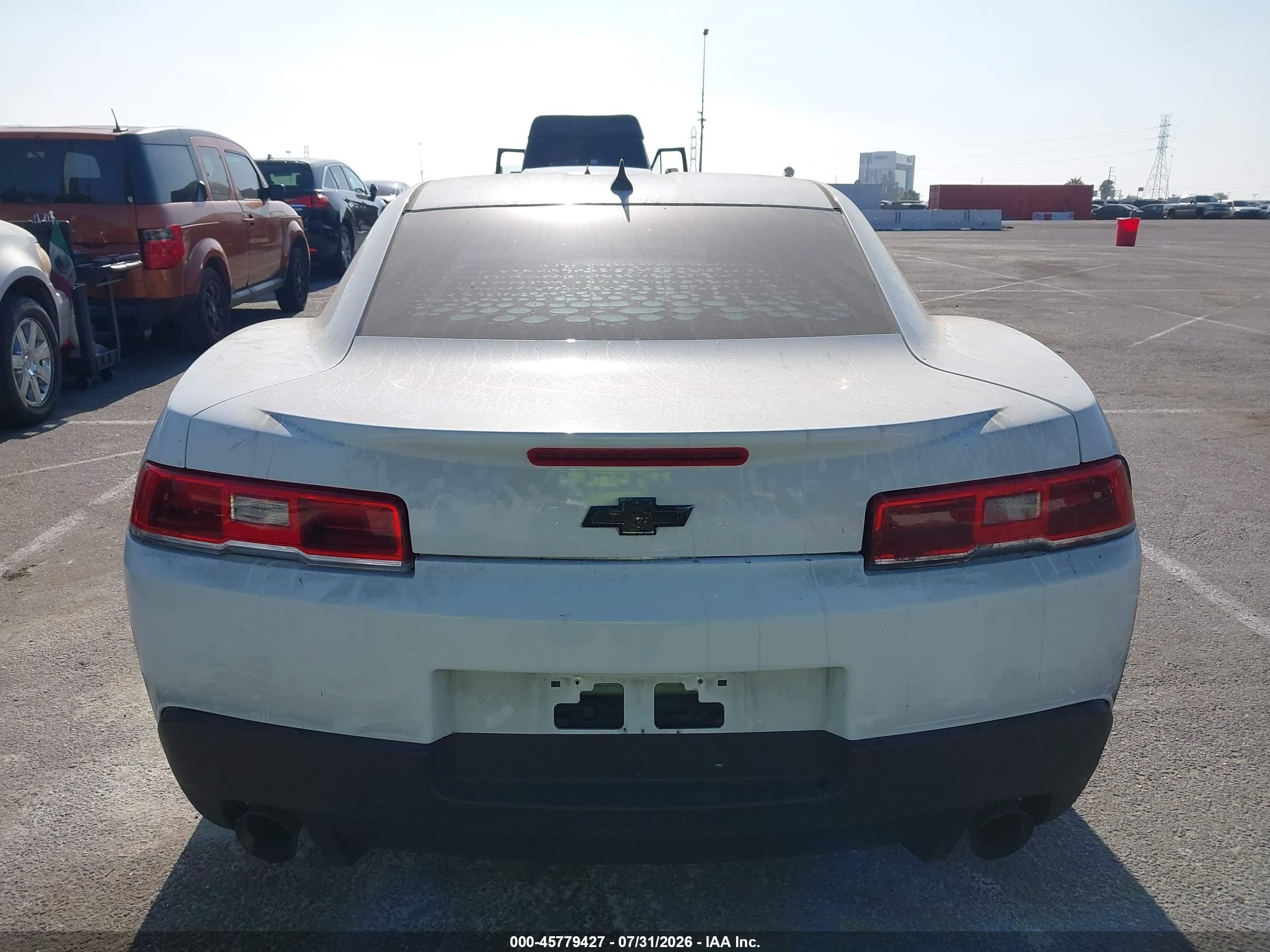 2014 Chevrolet Camaro 2ls White vin: 2G1FA1E36E9174161